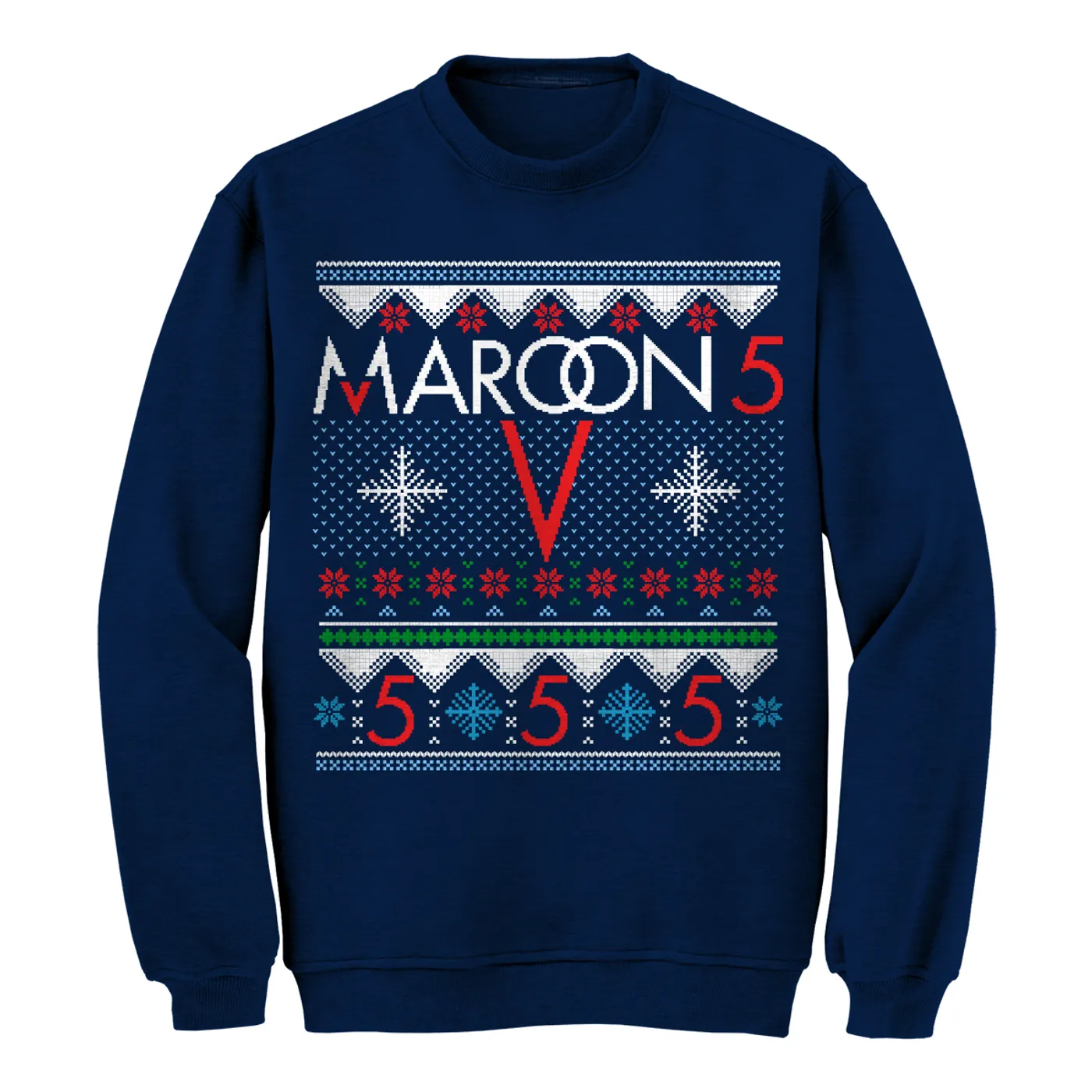 Maroon 5 Snowflake Ugly Christmas Sweater