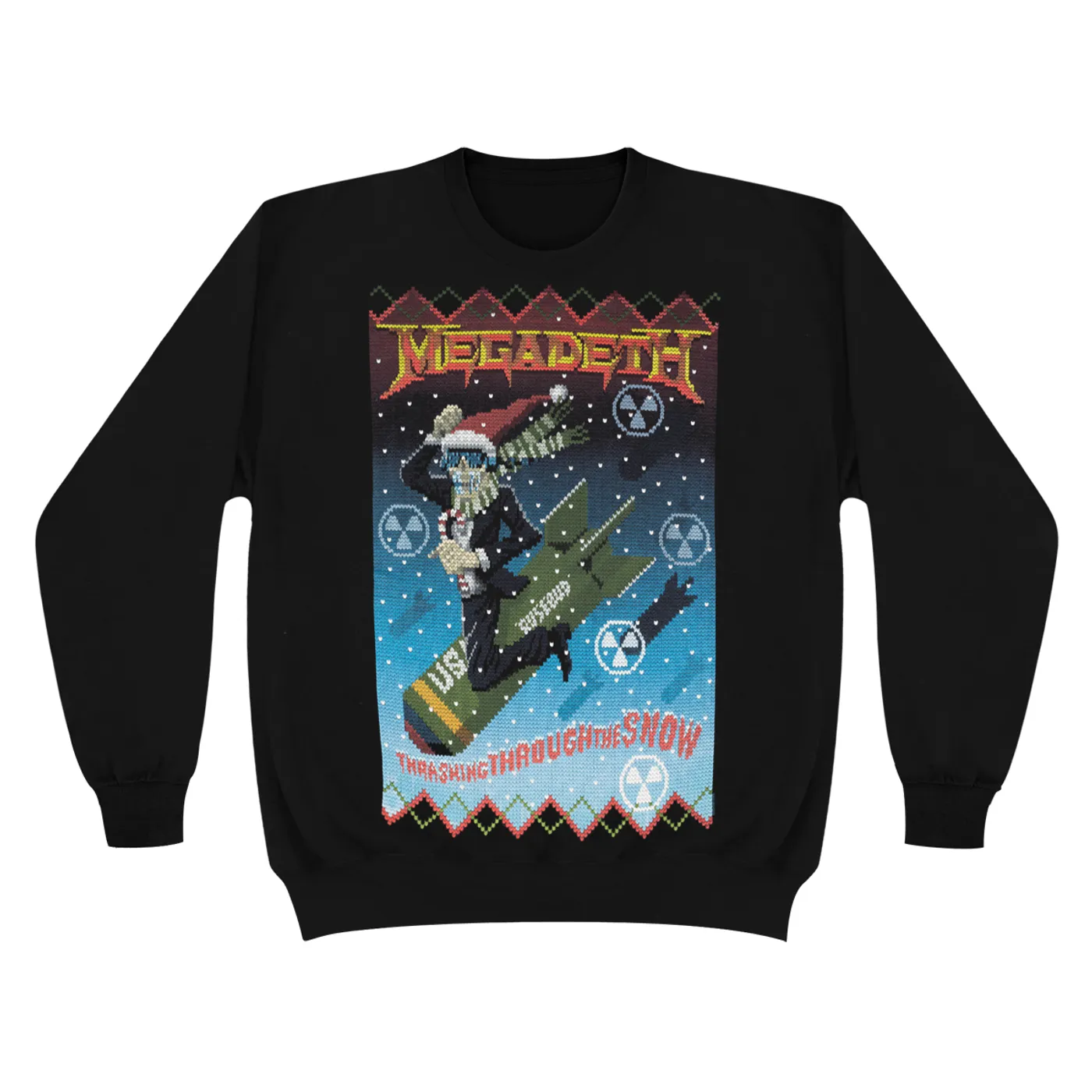 Megadeth Thrashing Through the SnowCrew Sweater