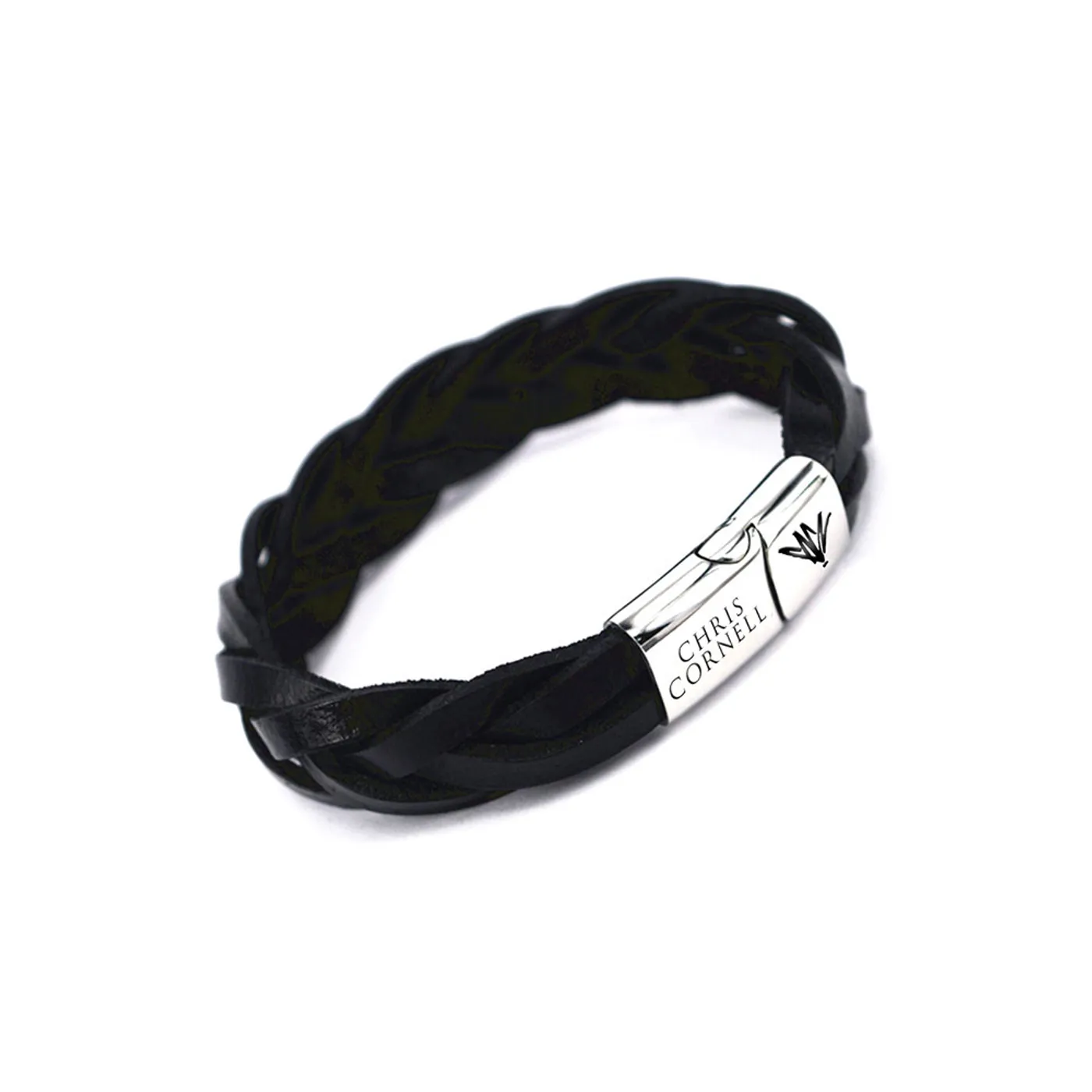 Chris Cornell Leather Engraved Bracelet