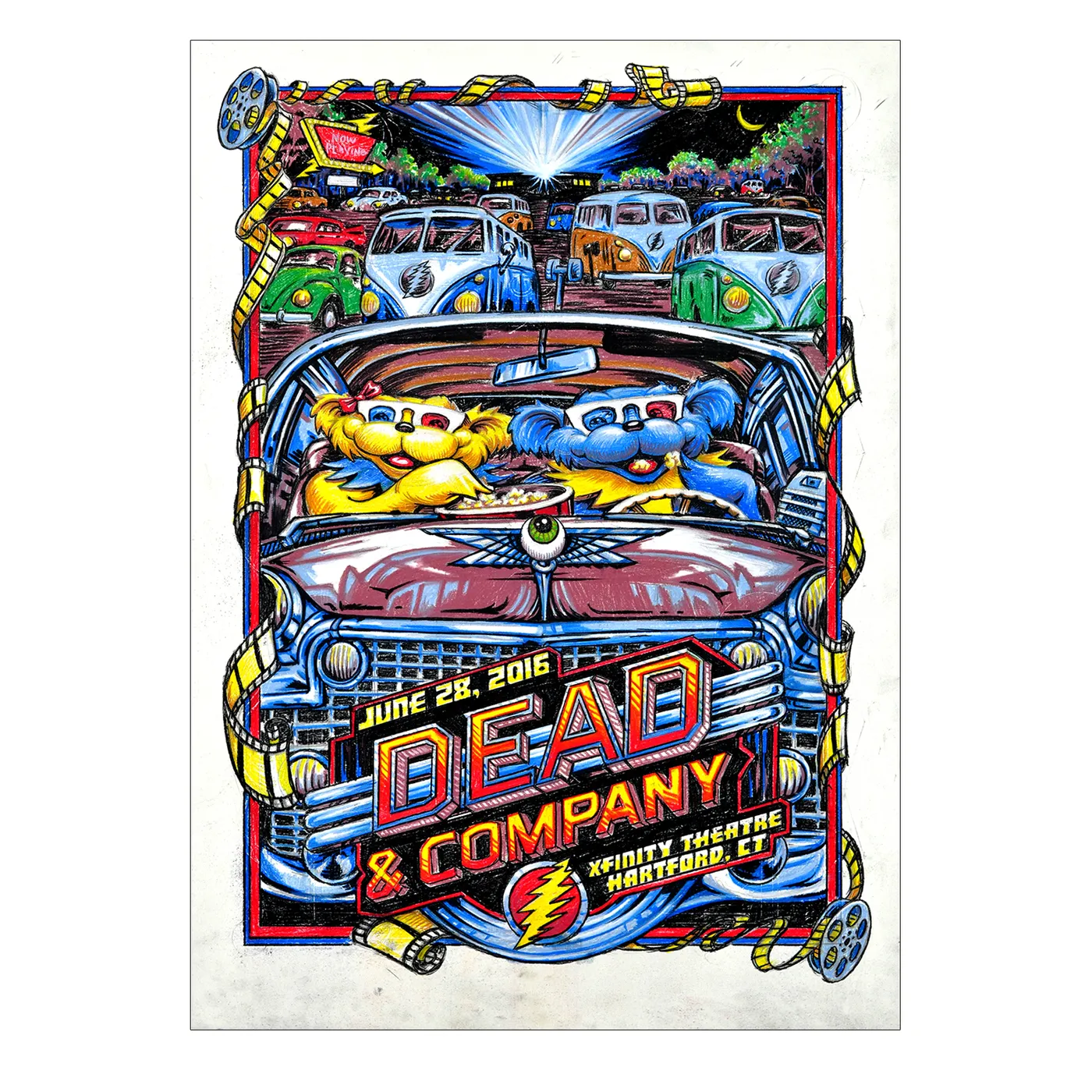 Dead & Company Hartford, CT Exclusive Event Poster