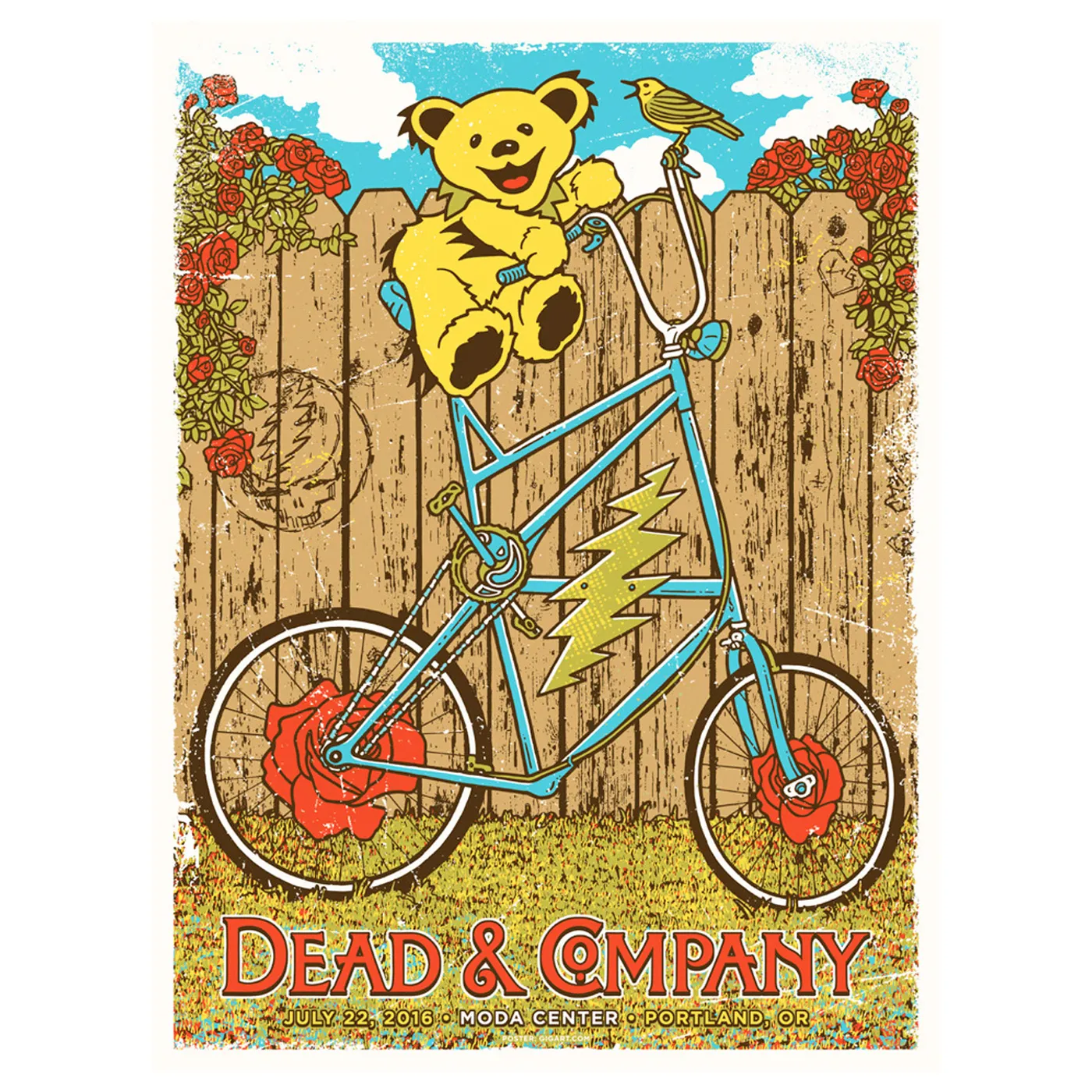 Dead & Company Portland, Oregon Exclusive Event Poster