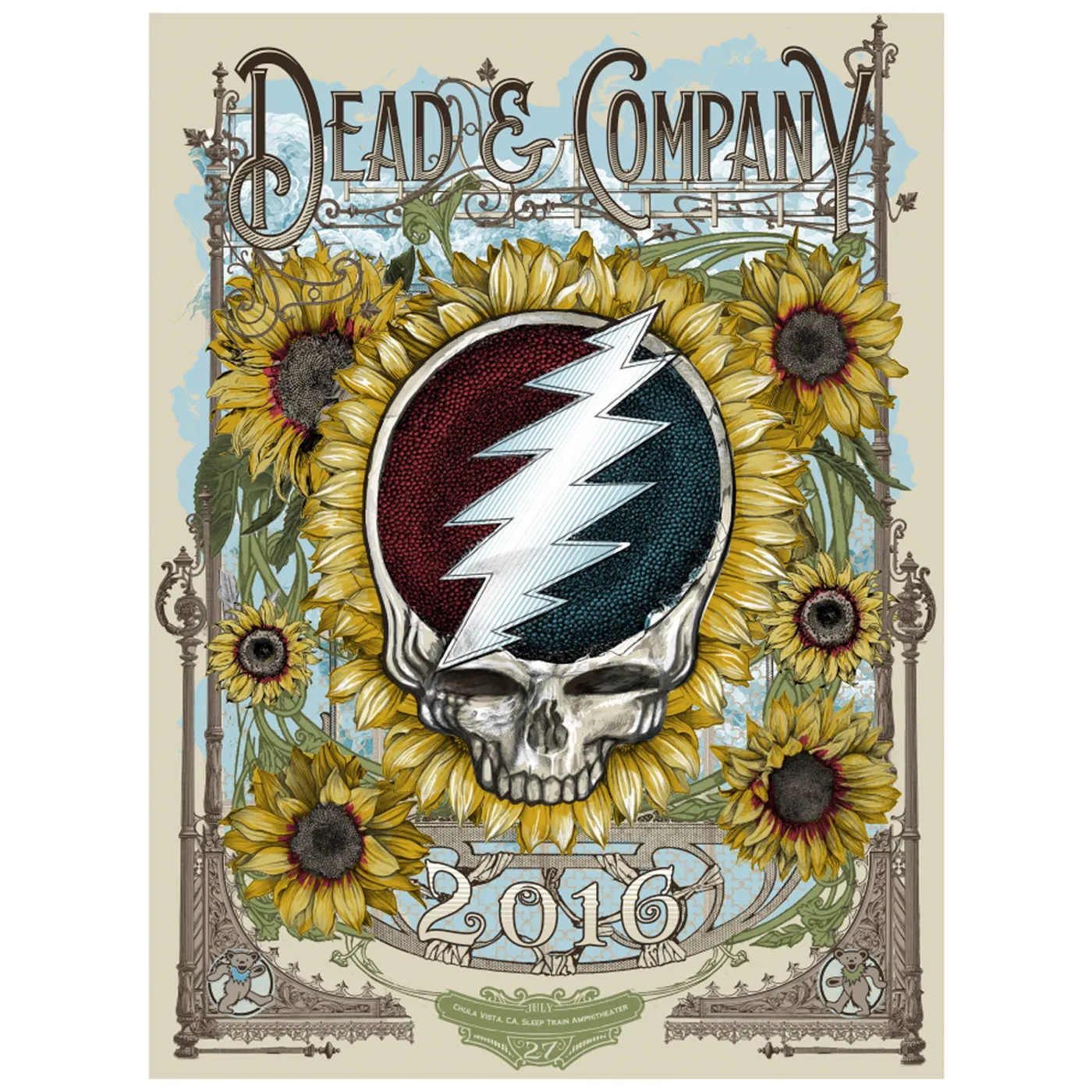 Dead & Company Chula Vista, CA Exclusive Event Poster