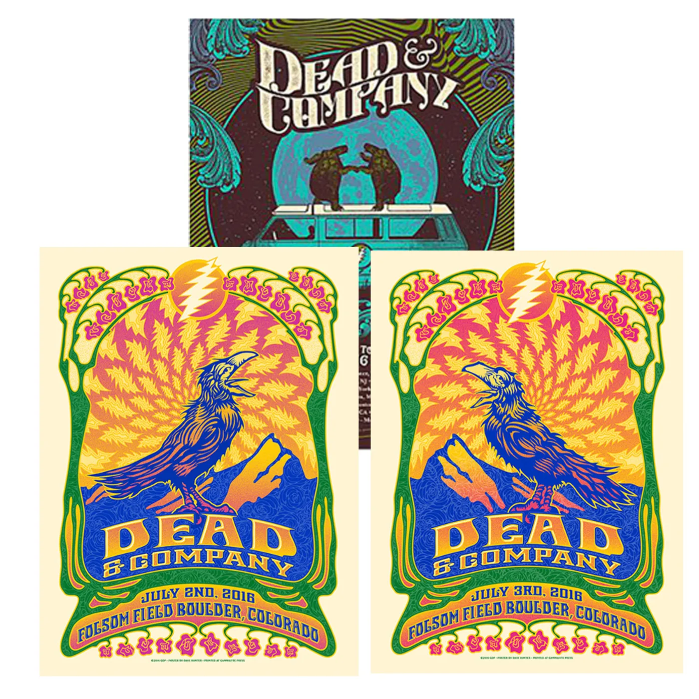 Dead & Company Exclusive Event Posters Bundle!