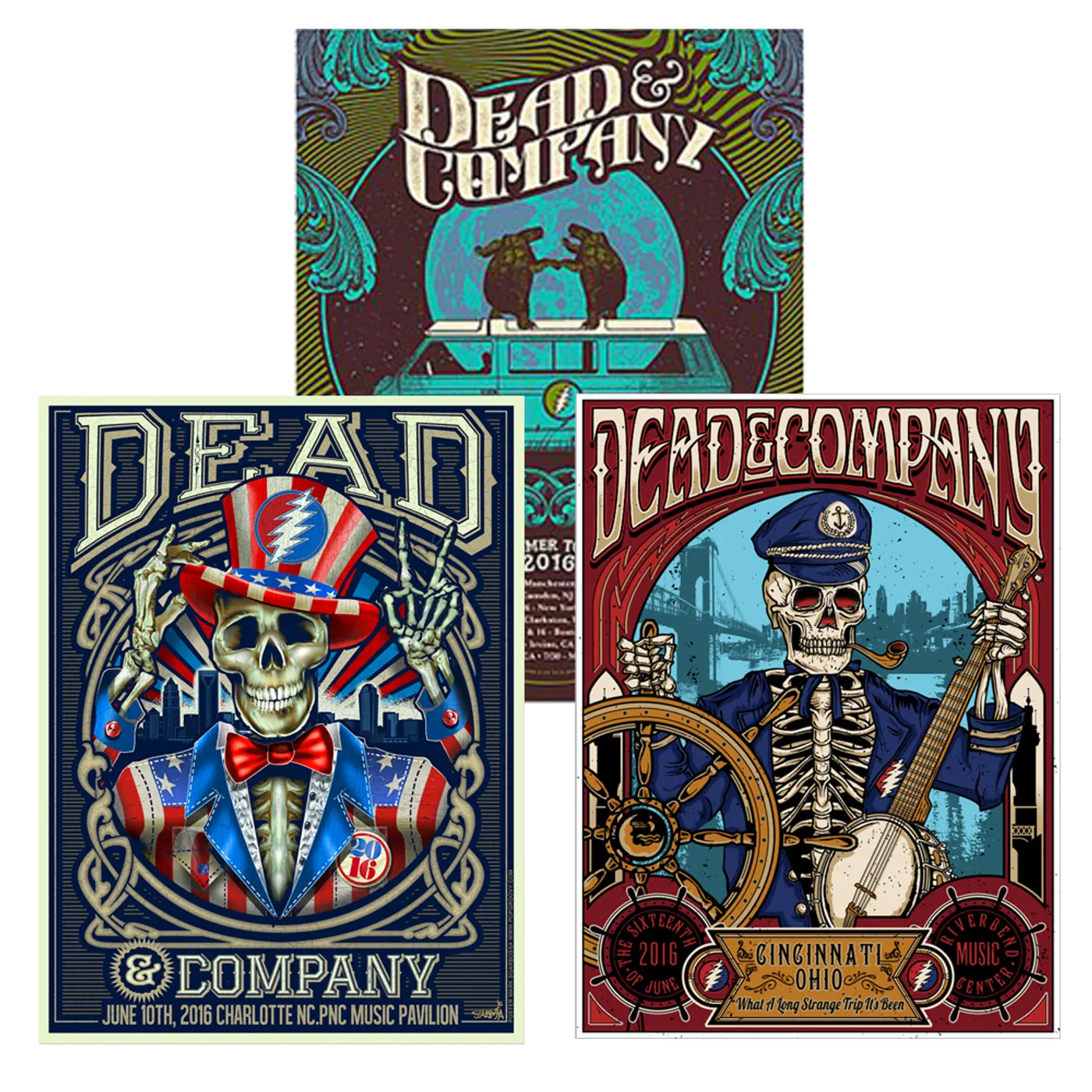 Dead & Company Exclusive Event Posters Bundle!