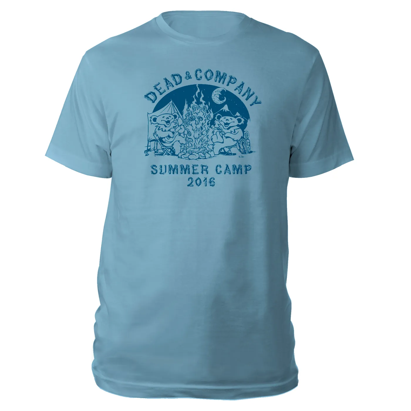 Dead & Company Youth Summer Camp Light Blue Tee