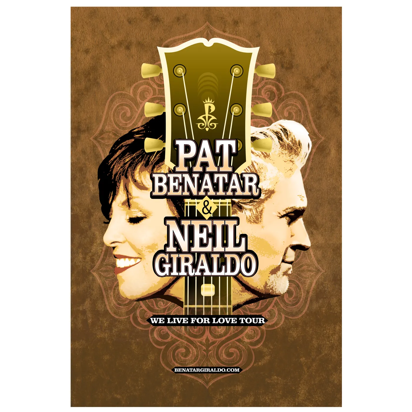 Pat Benatar & Neil Giraldo 2016 Tour Poster