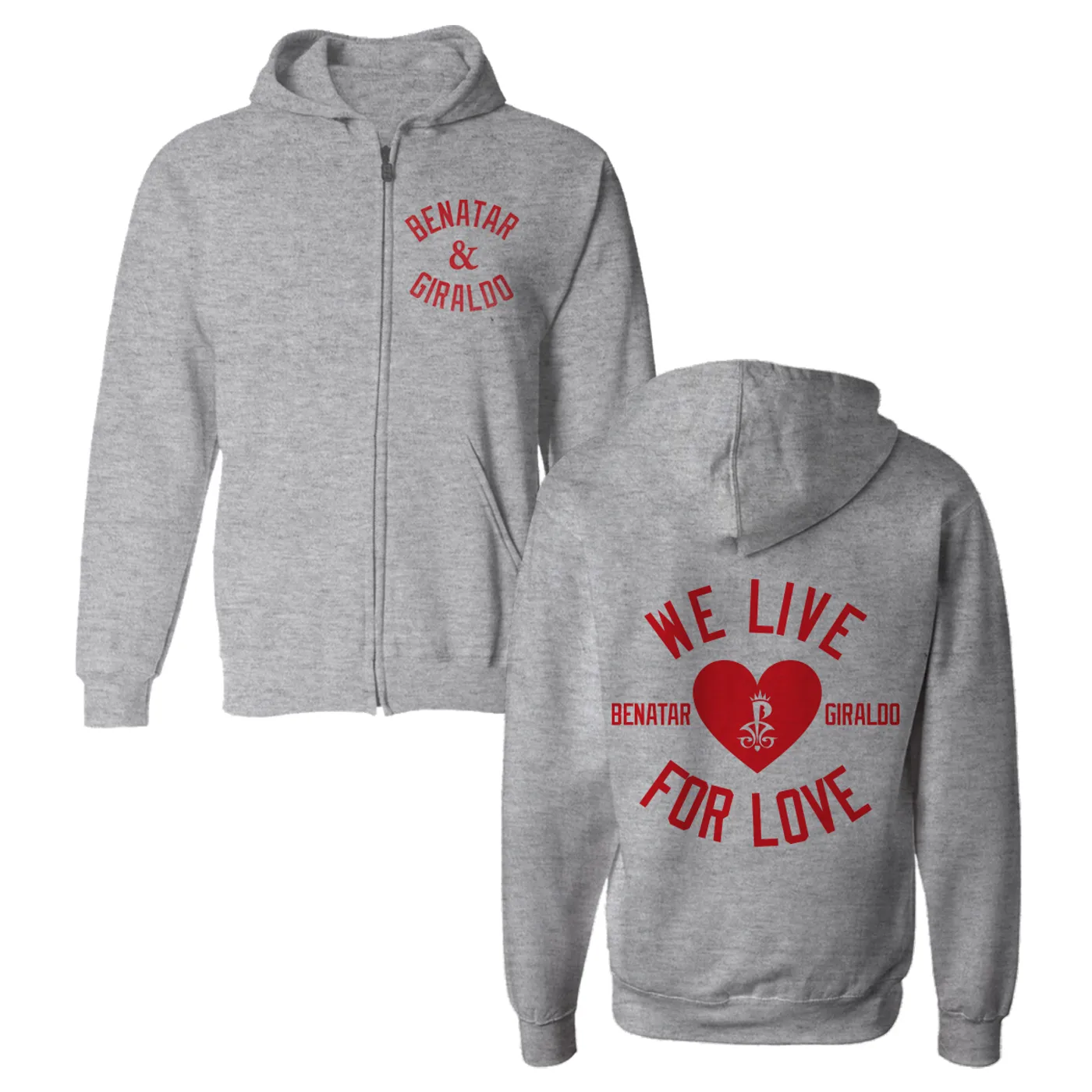 Pat Benatar & Neil Giraldo Benatar & Giraldo Zip Hoodie