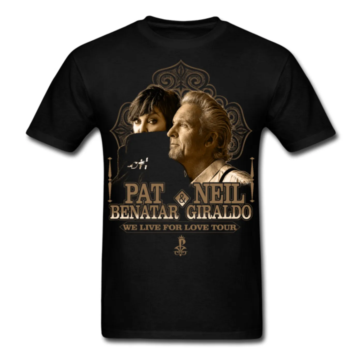 Pat Benatar & Neil Giraldo We Live For Love 2016 Photo Tour Tee