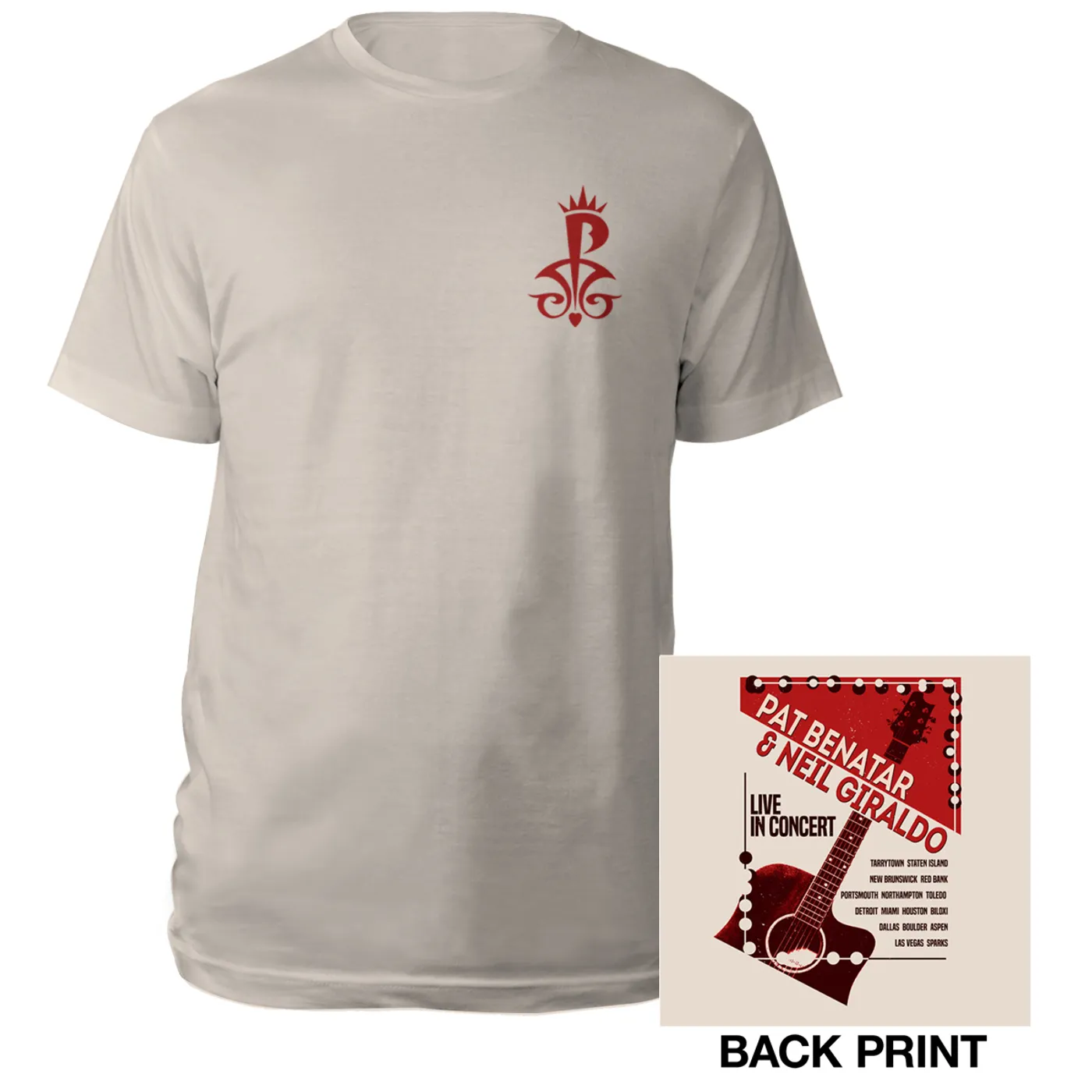 Pat Benatar & Neil Giraldo Live In Concert 2017 Tour Tee