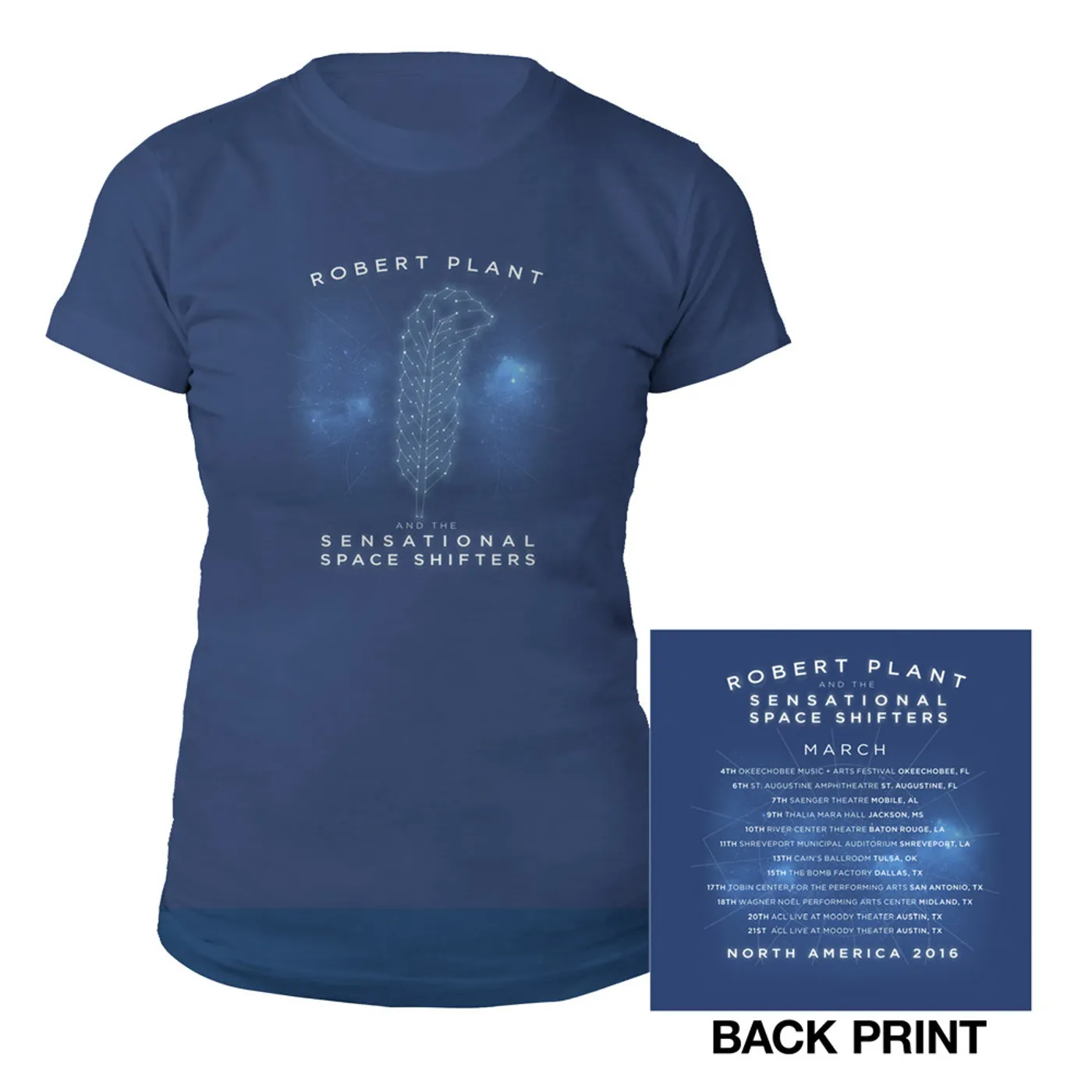 Robert Plant Luminated Ladies Quill Tee