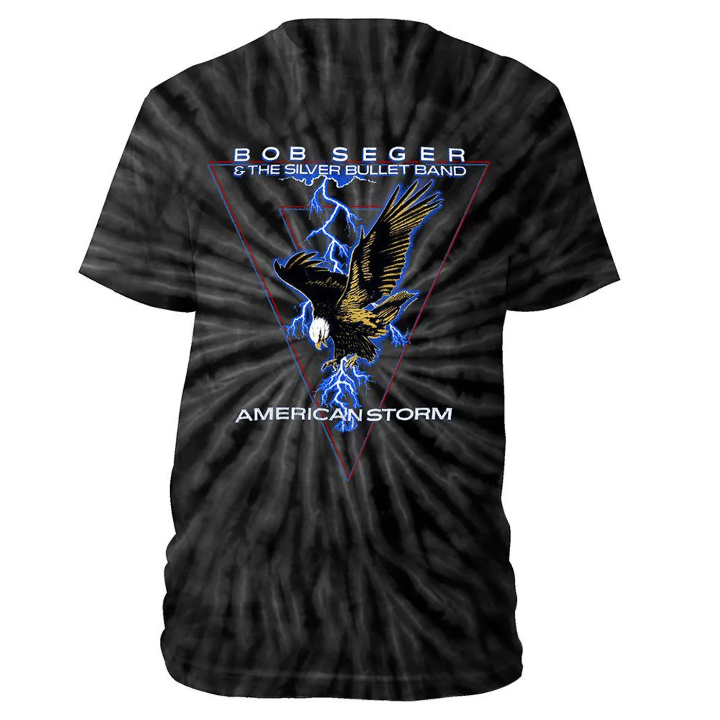 Bob Seger & The Silver Bullet Band American Storm Tie-Dye Tee