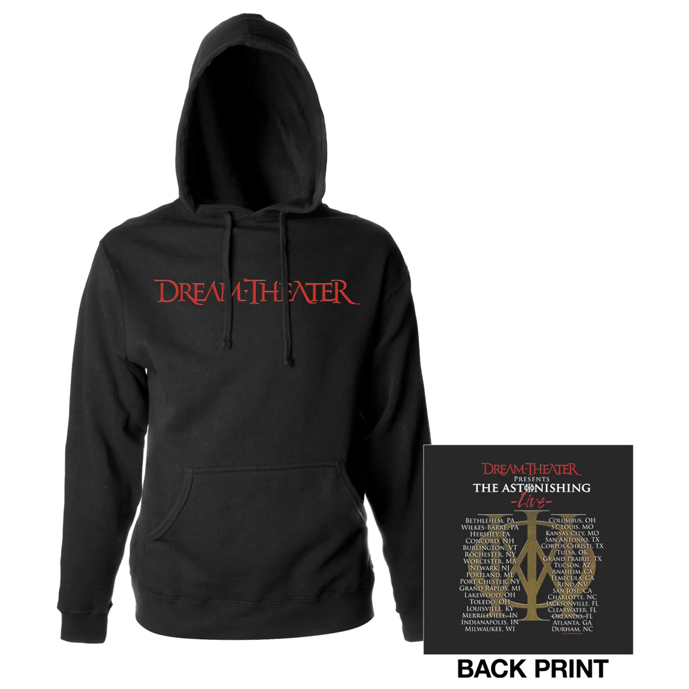 Dream Theater Astonishing Live 2016 US Fall Tour Hoodie