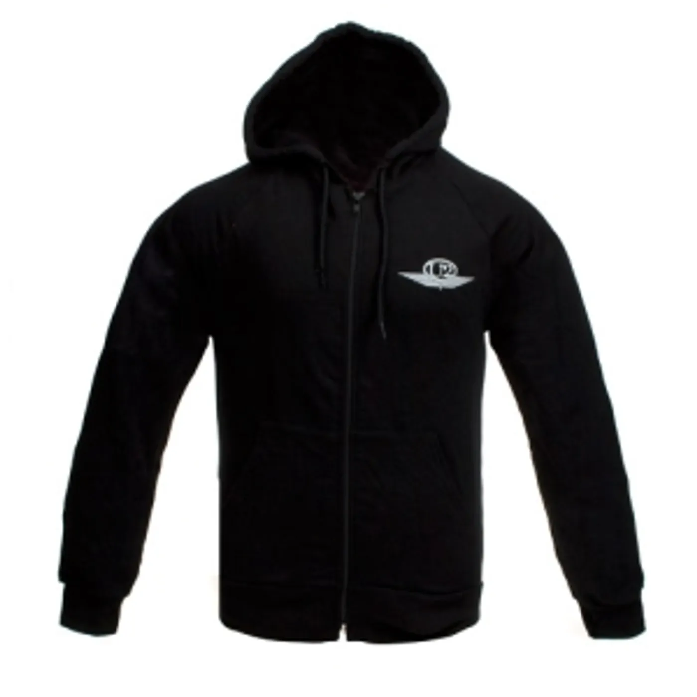 U2 Silver Wings Logo Zip-Up Hoody*