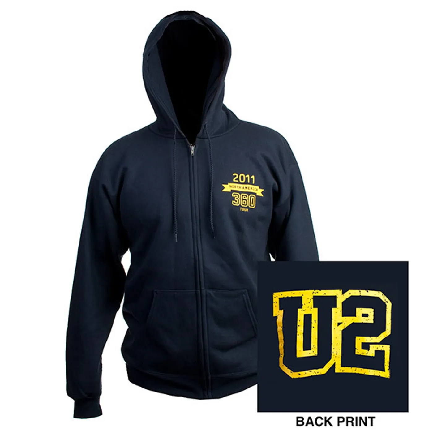 U2 360 Tour 2011 Zip Up Hoody*