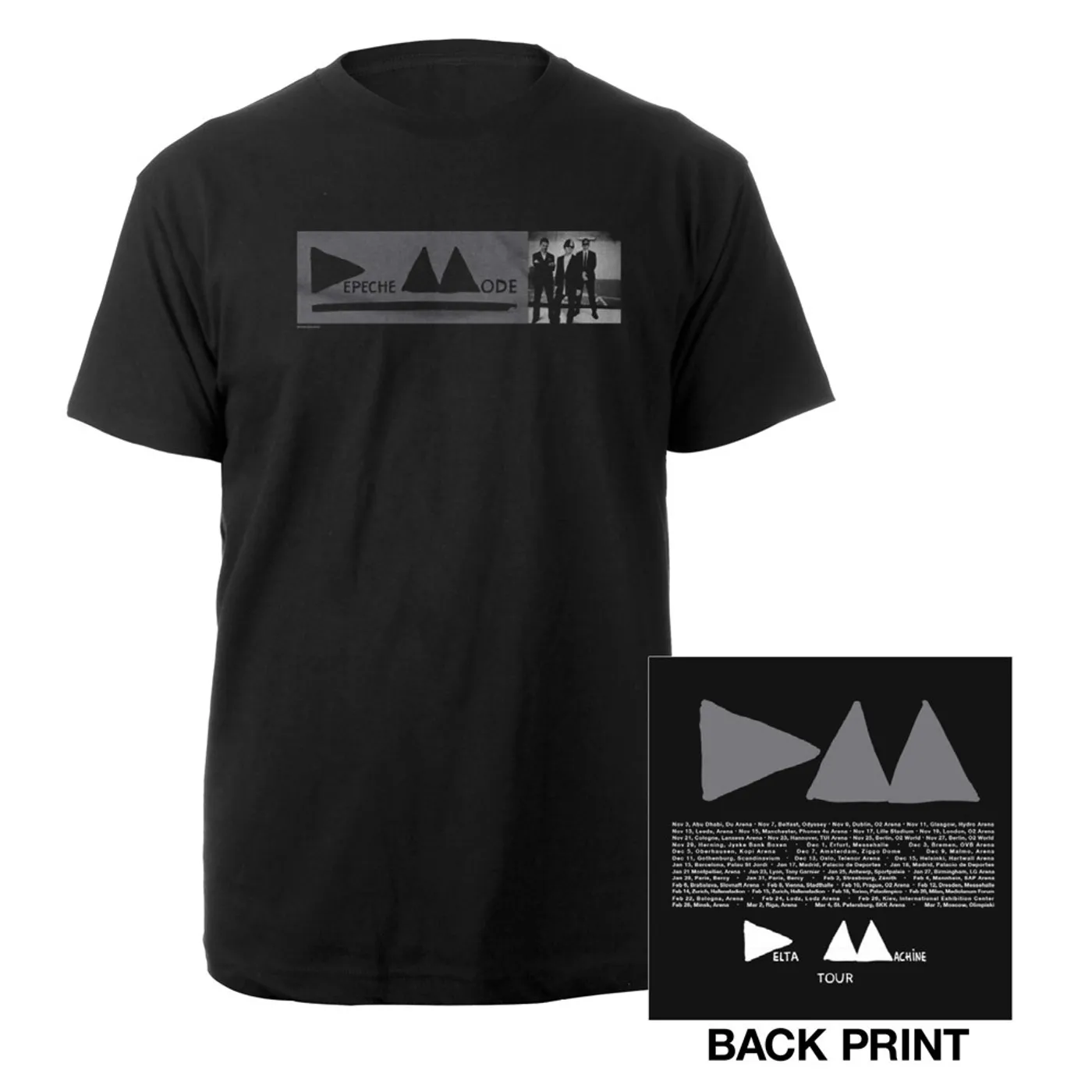 Depeche Mode DM Small Photo Black T-Shirt