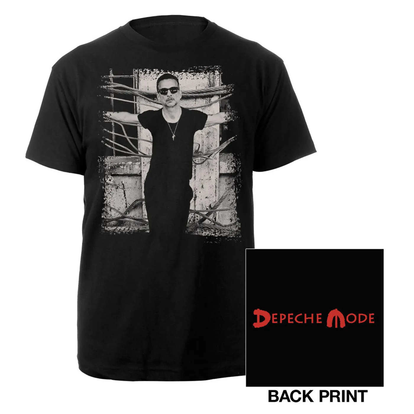 Depeche Mode Dave Photo Black T-shirt