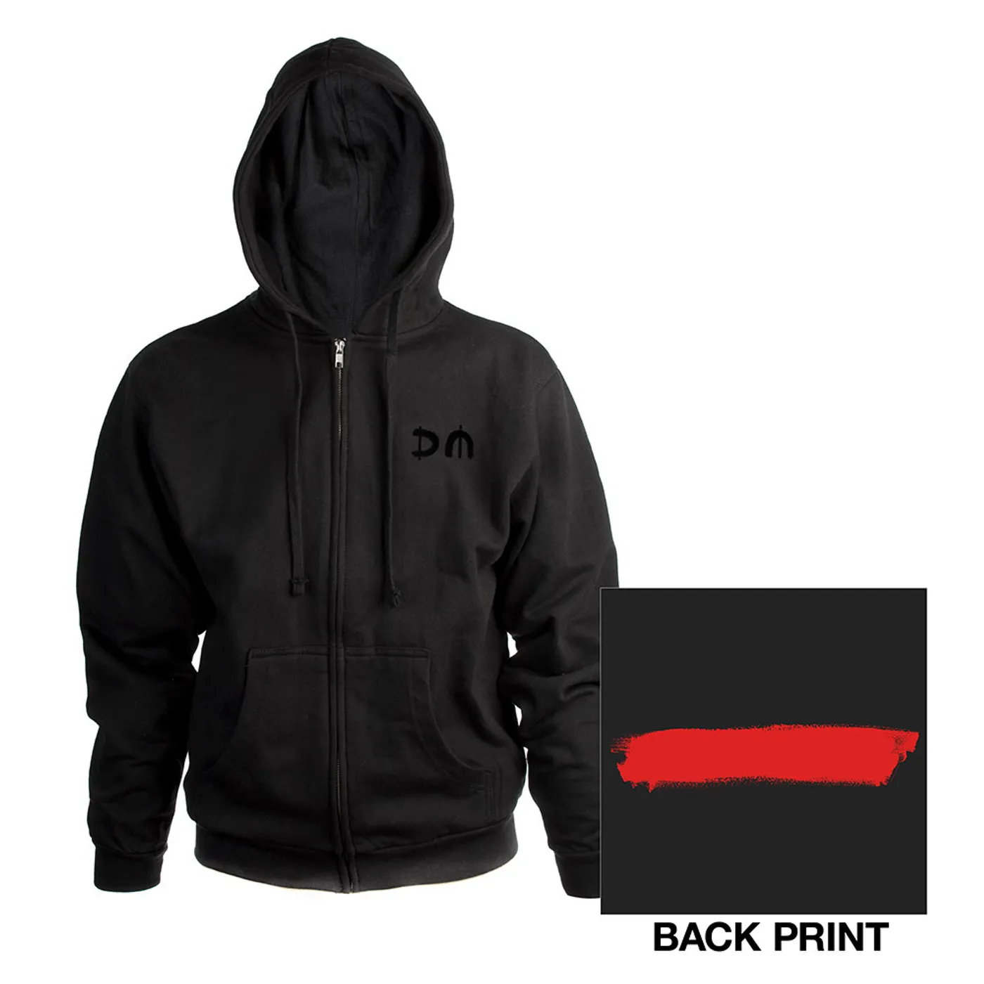 Depeche Mode DM/Stripe Black Hoody