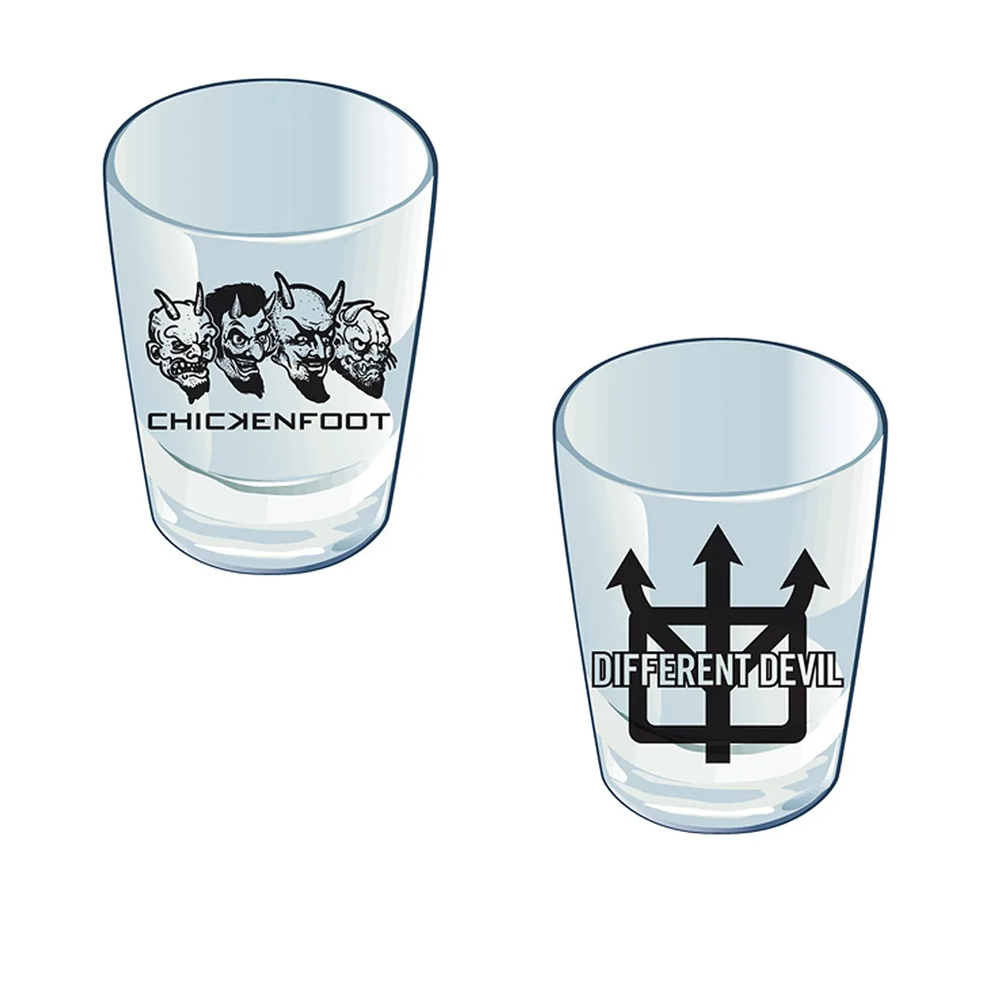 Chickenfoot Different Devil Shot Glass