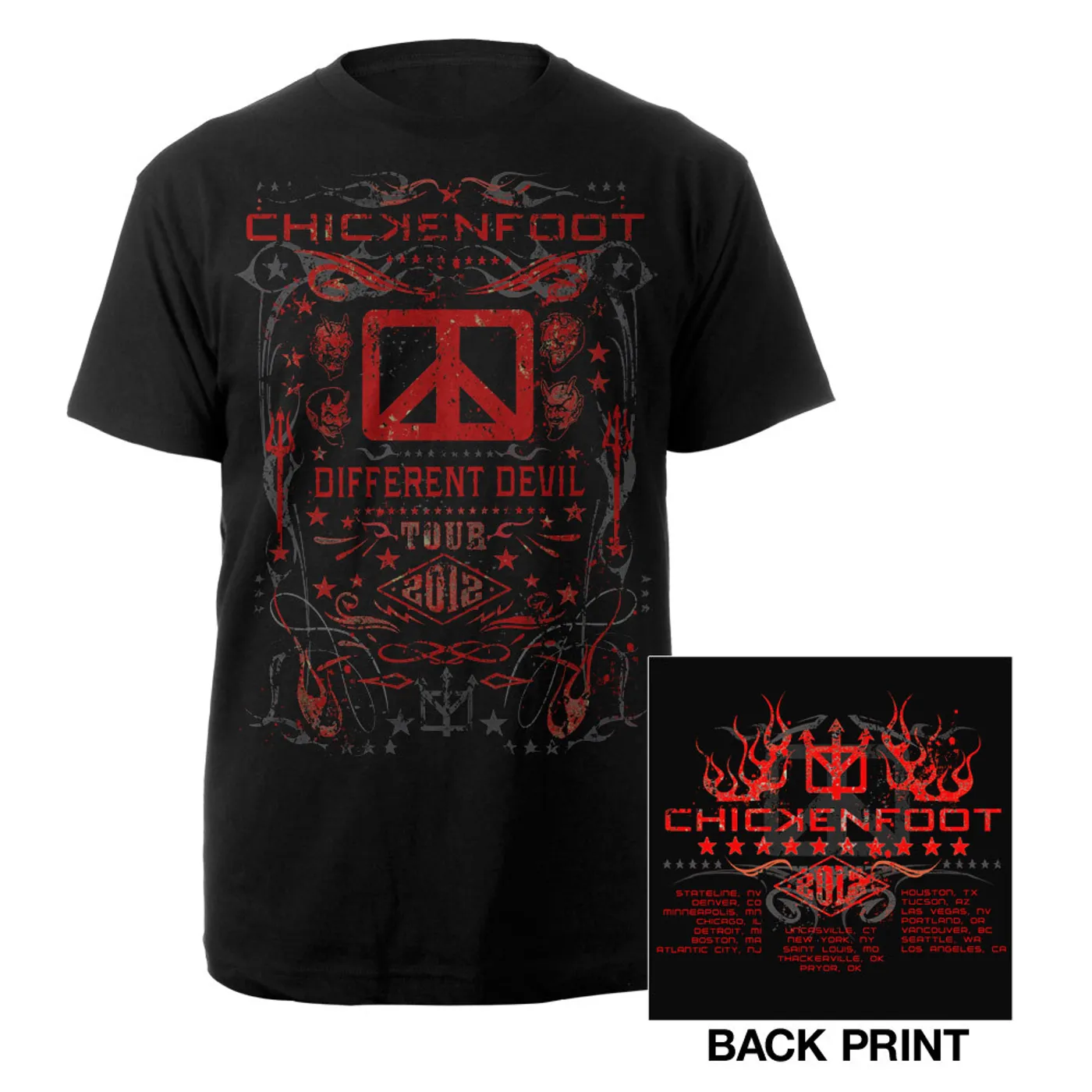 Chickenfoot Different Devil Tour Tee