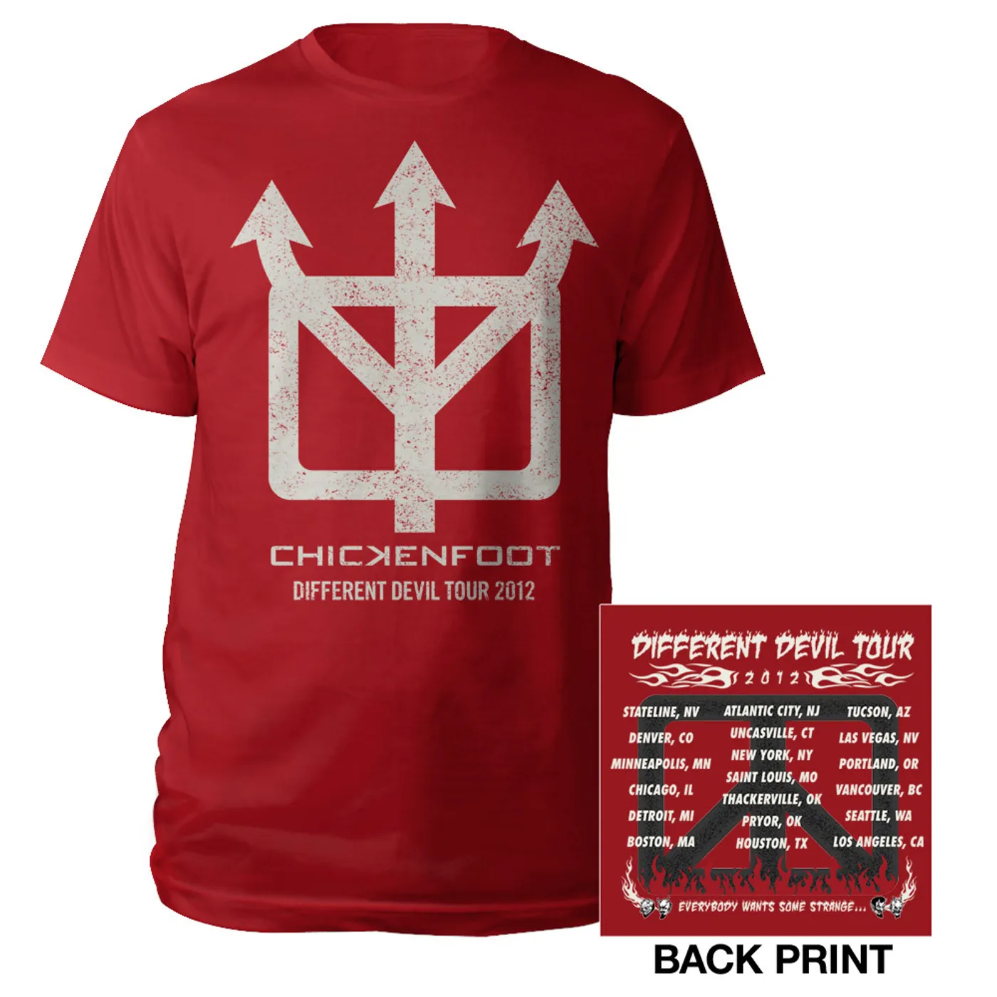 Chickenfoot Tour Tee