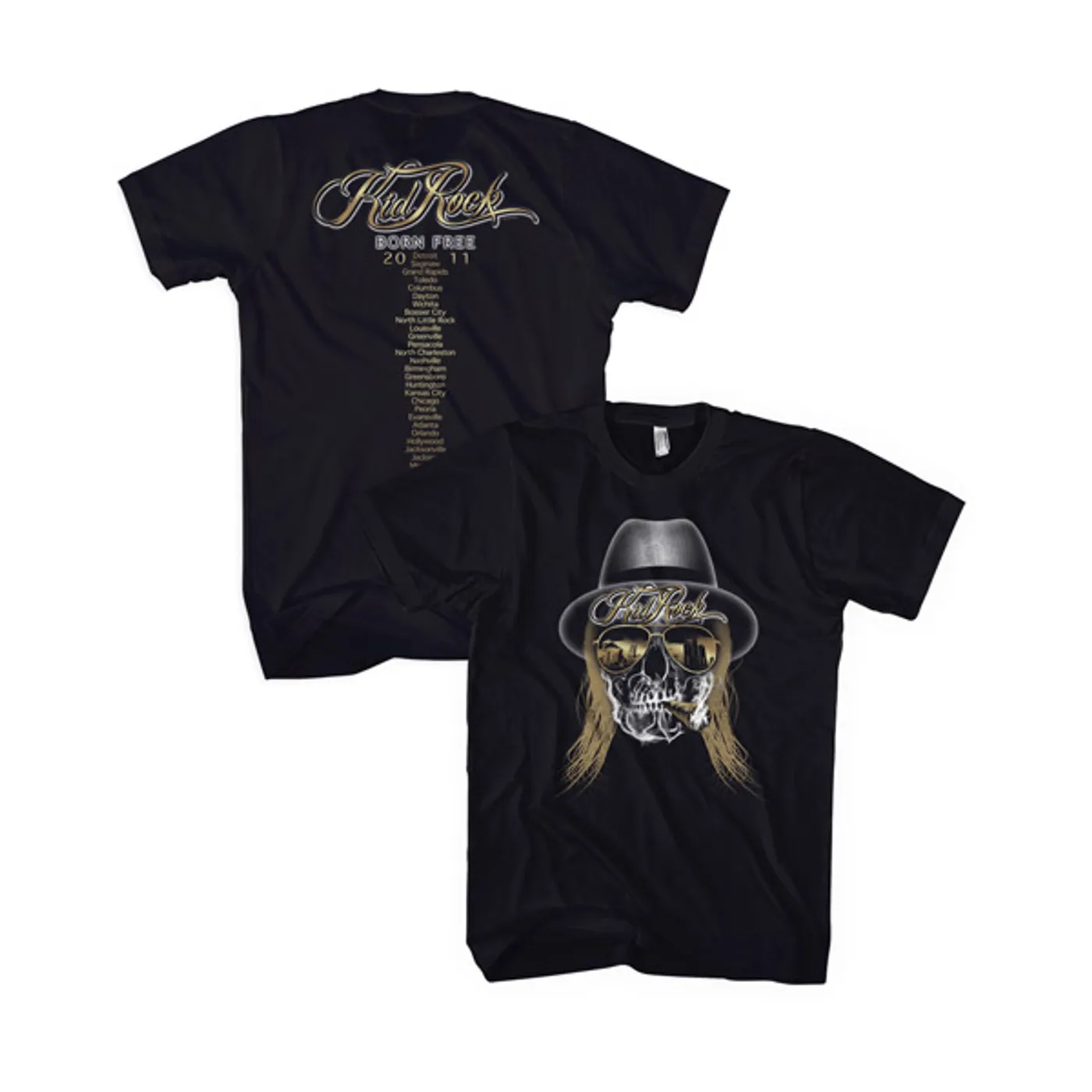 Kid Rock Skull Tour Tee