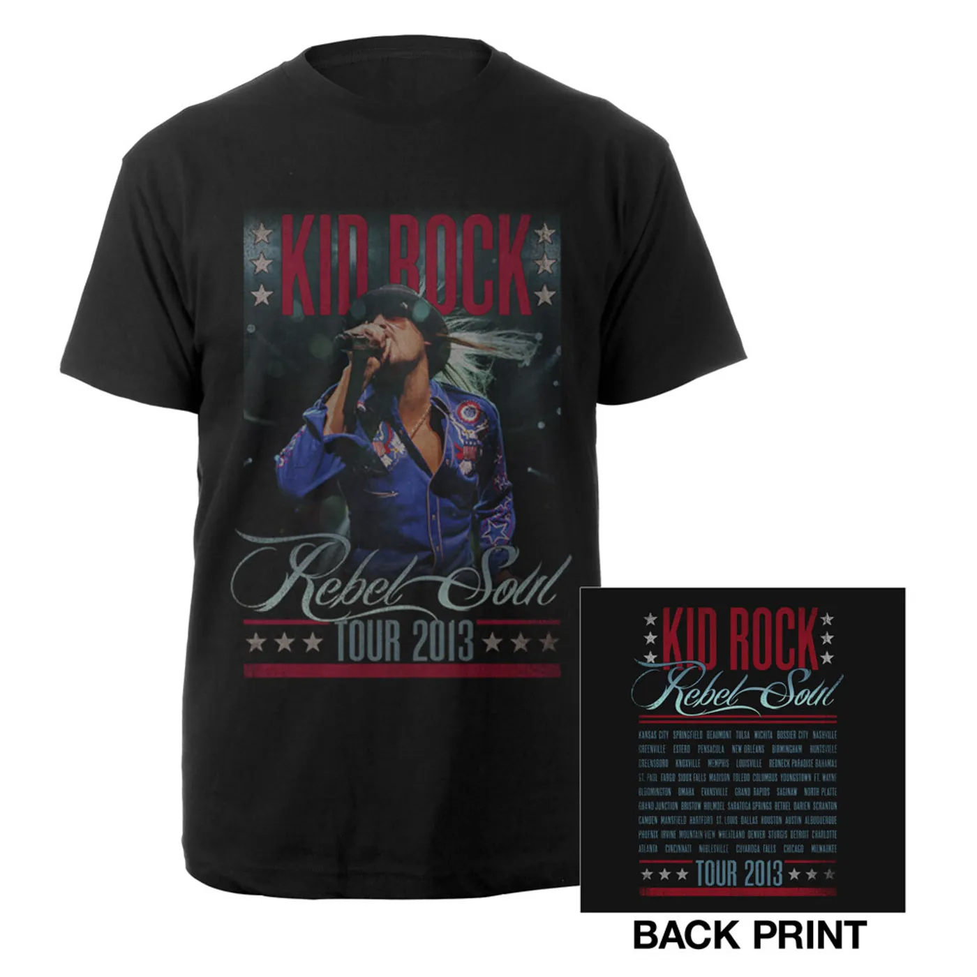 Kid Rock Rebel Soul Tour Tee