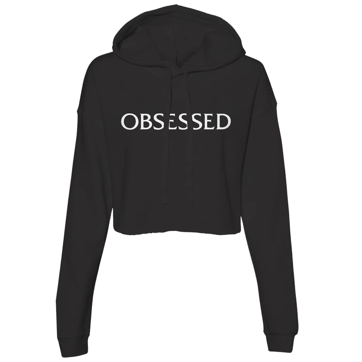 Mariah Carey Obsessed Crop Hoodie