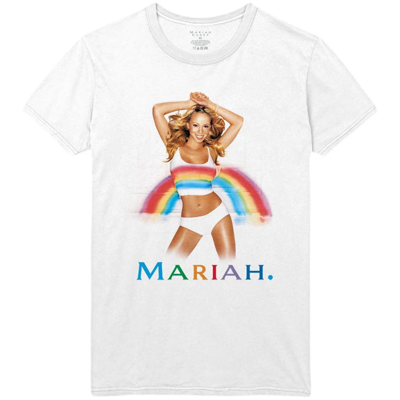 Mariah Carey Rainbow Photo Tee