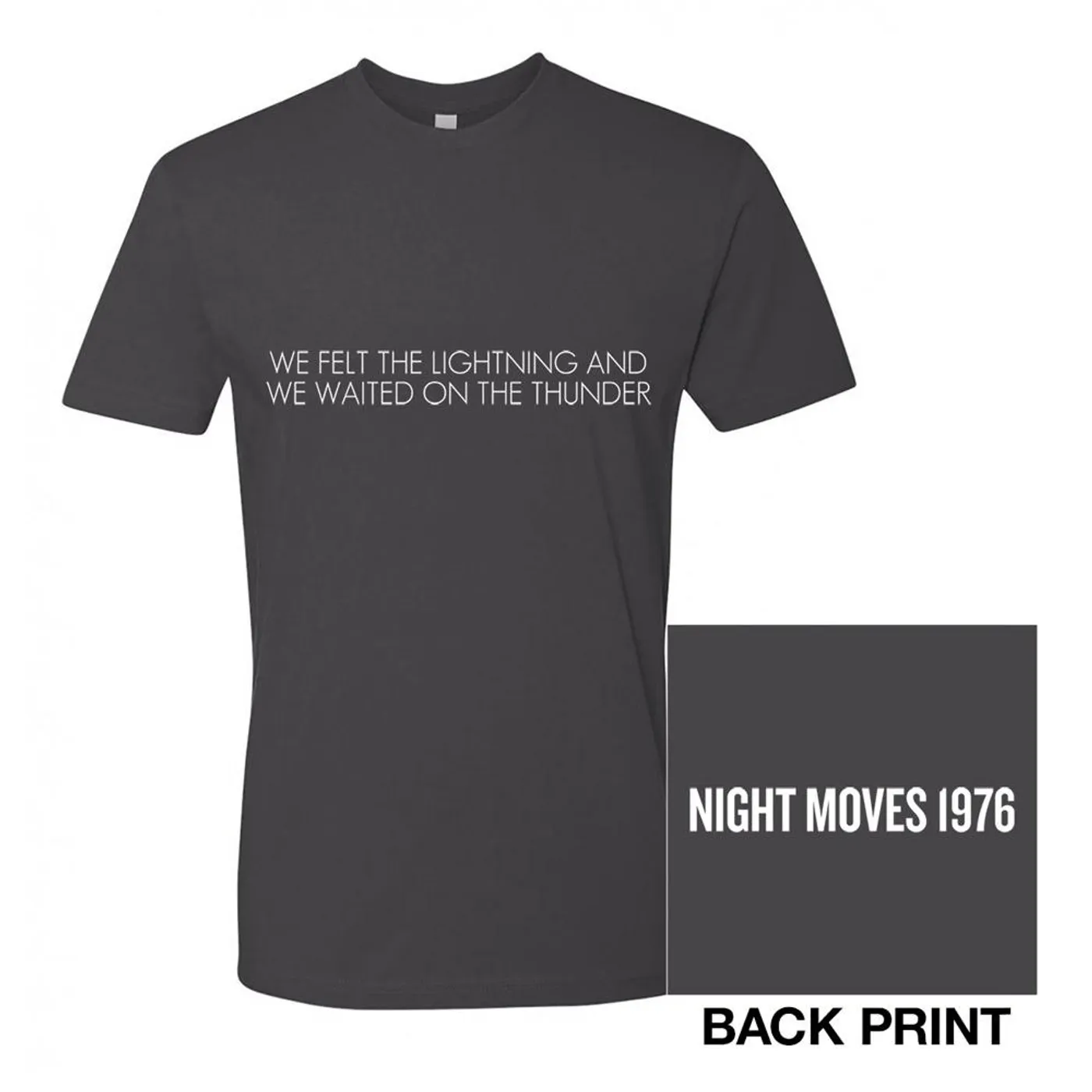 Bob Seger & The Silver Bullet Band Night Moves Lyric Tee
