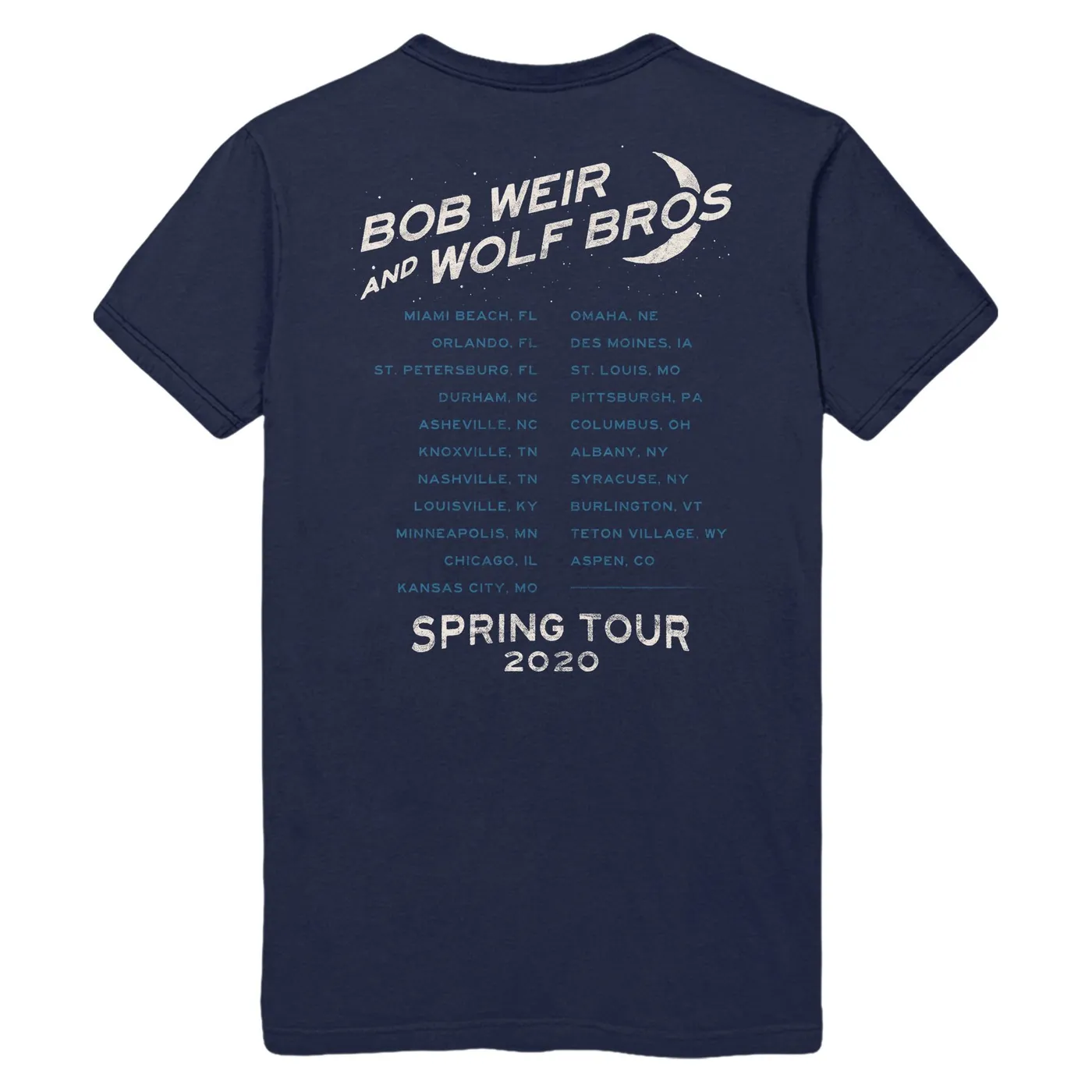 Bob Weir & Wolf Brothers Spring Tour 2020 Tee