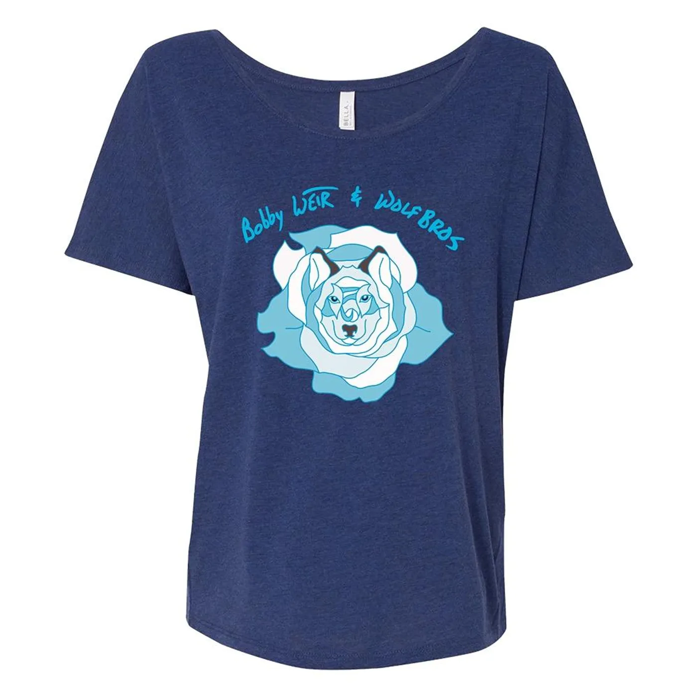 Bob Weir Bobby Weir and Wolf Bros Rose Ladies Tee
