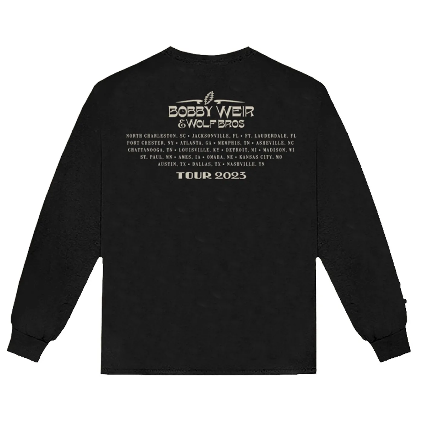 Bob Weir Bobby Weir & Wolf Bros 2023 Long Sleeve Event Tee