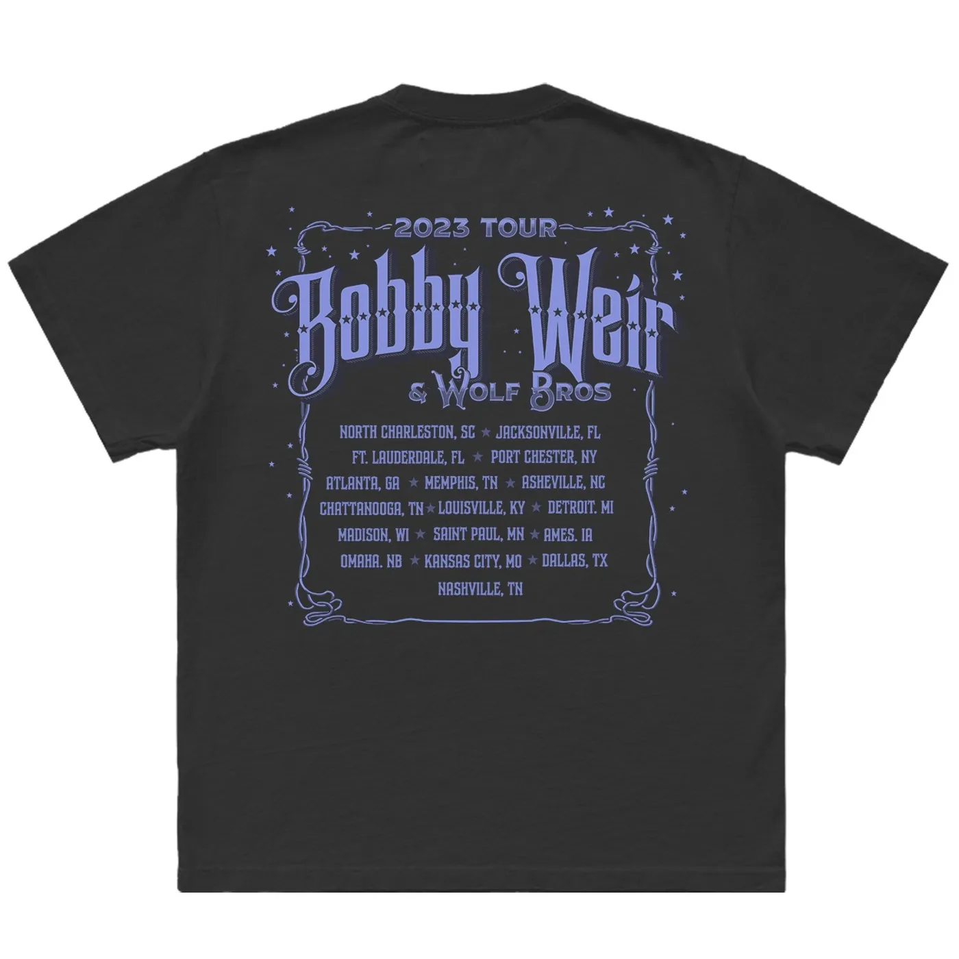 Bob Weir Bobby Weir & Wolf Bros 2023 Tour Event Tee