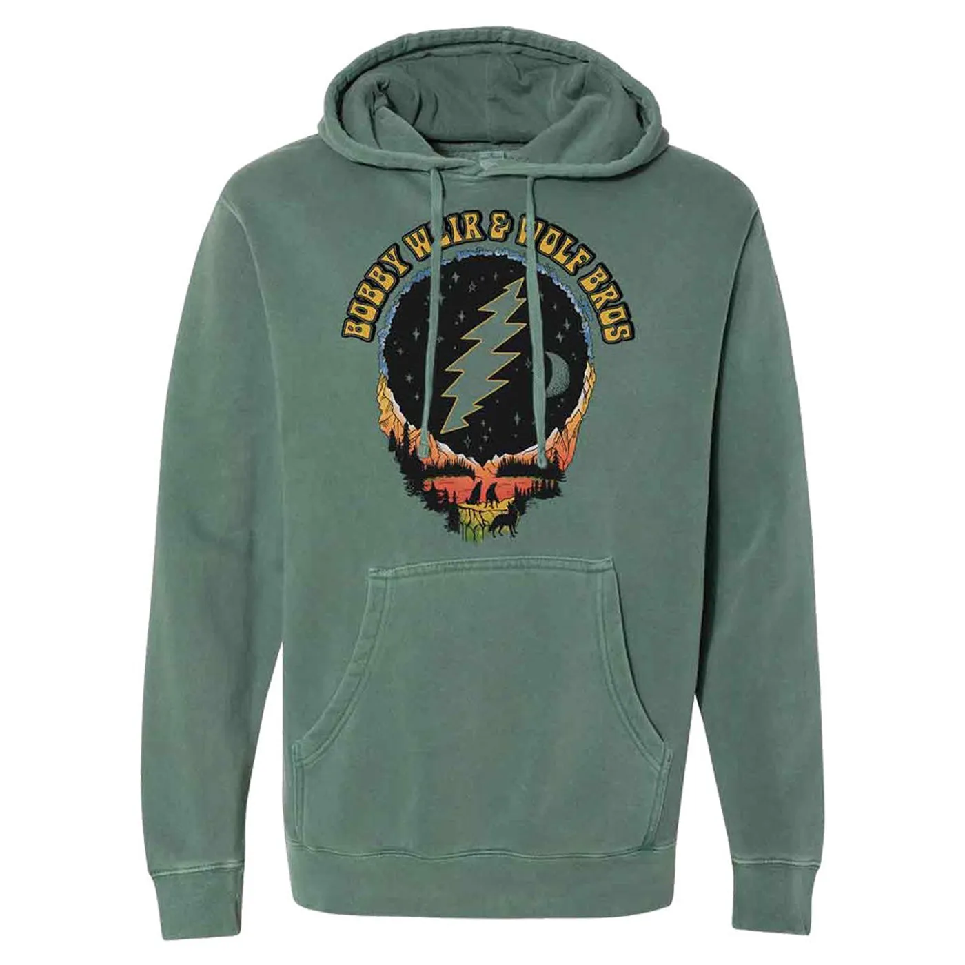 Bob Weir Bobby Weir & Wolf Bros Stealie Hoodie