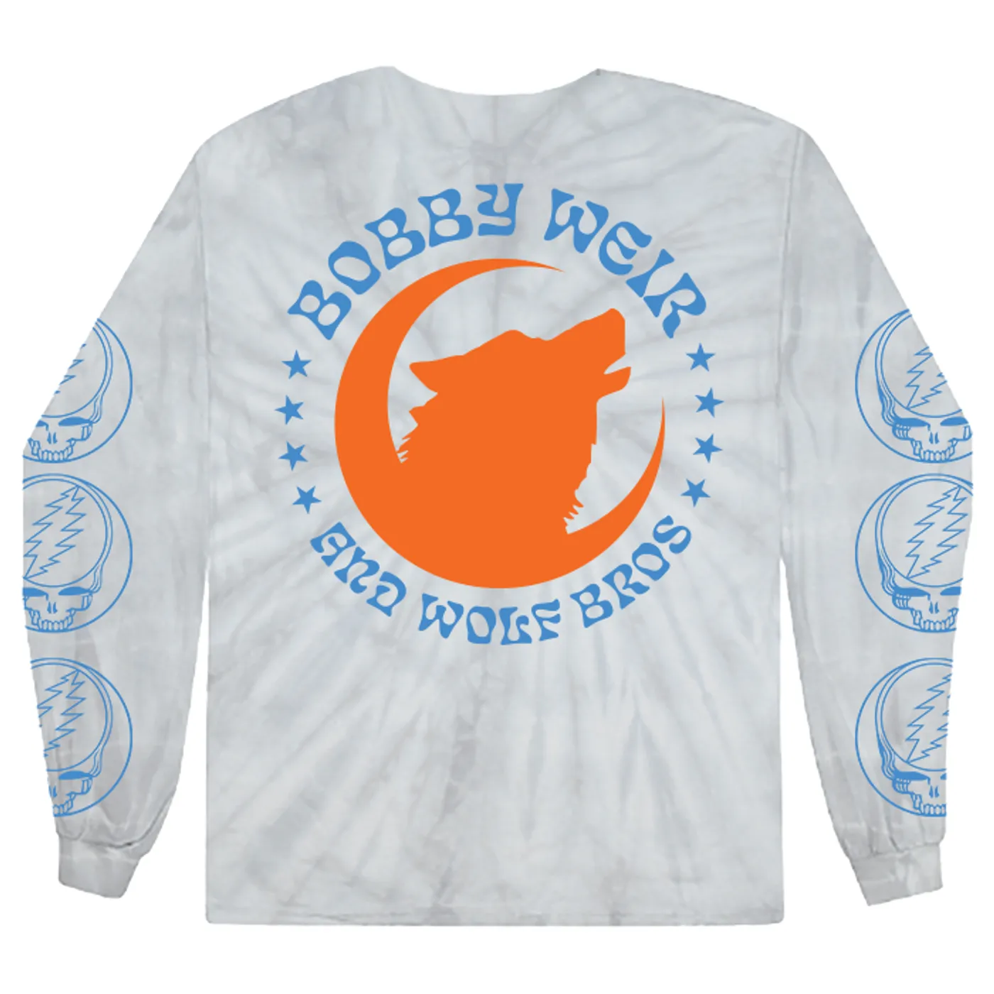 Bob Weir Bobby Weir and Wolf Bros Tie Dye Long Sleeve Tee