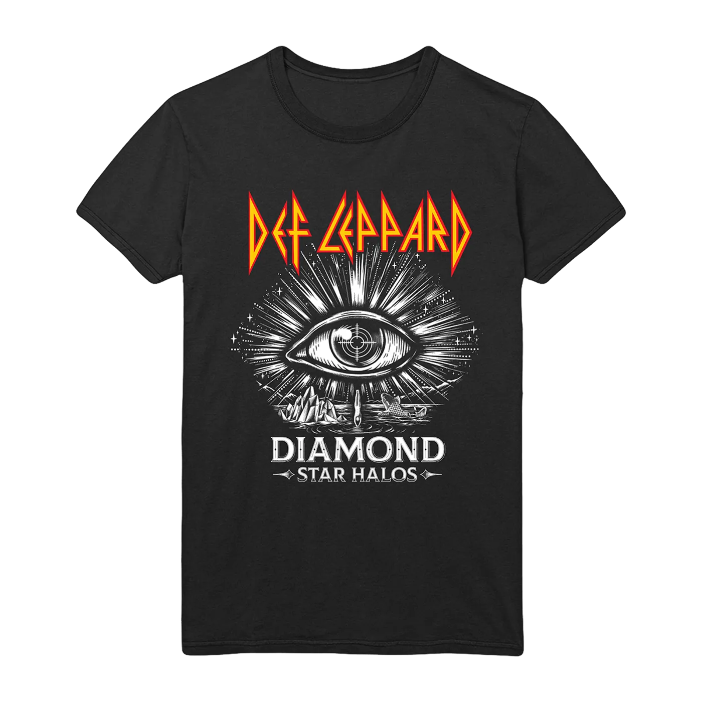 Def Leppard Diamond Star Halos Album Tee