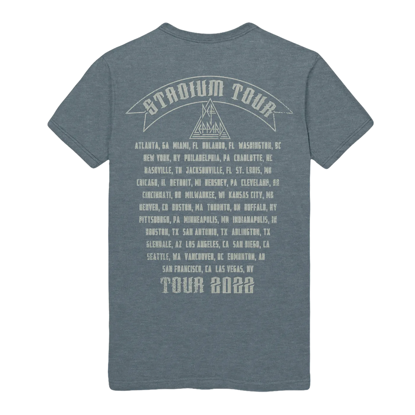 Def Leppard Stadium Tour 2022 Rock Brigade Tee