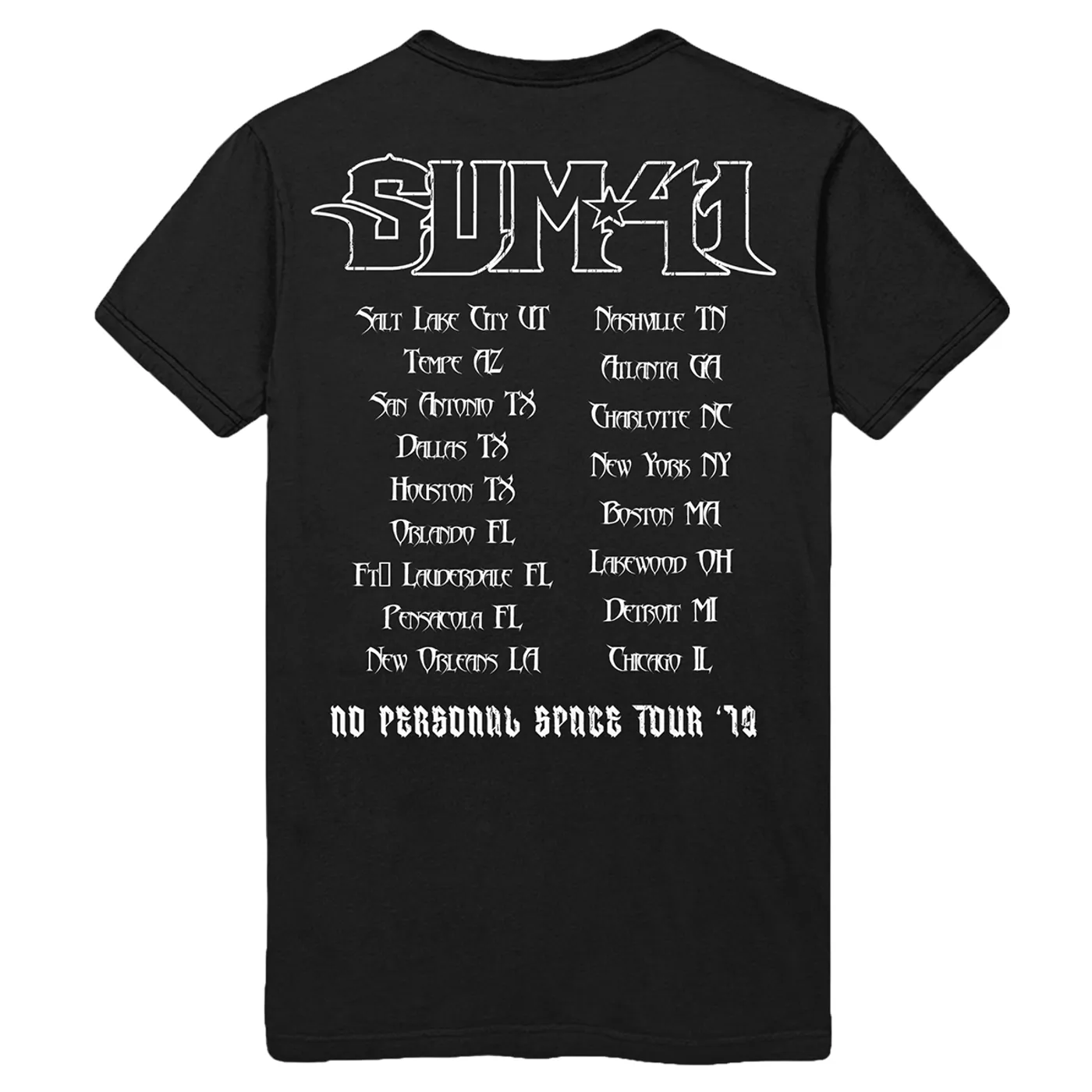 Sum 41 S41 REAP41 Itin Black Tee