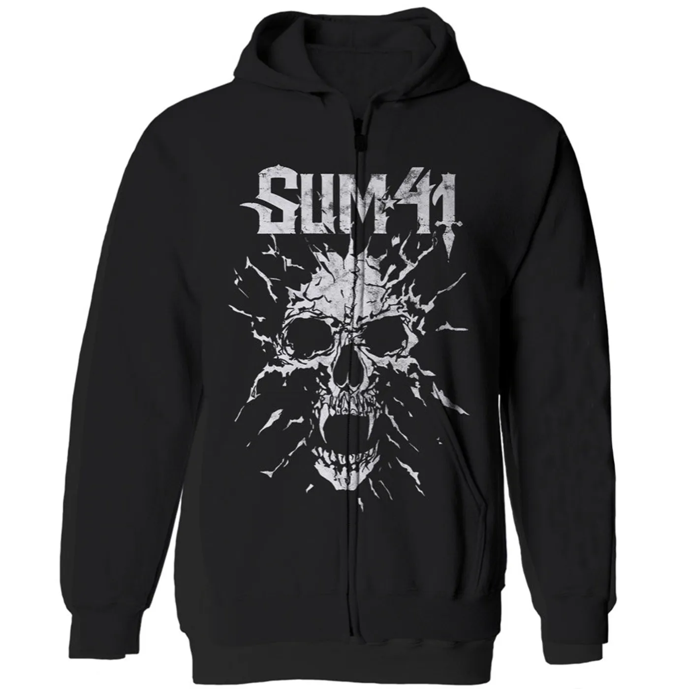 Sum 41 S41 Shattered Black Hoodie