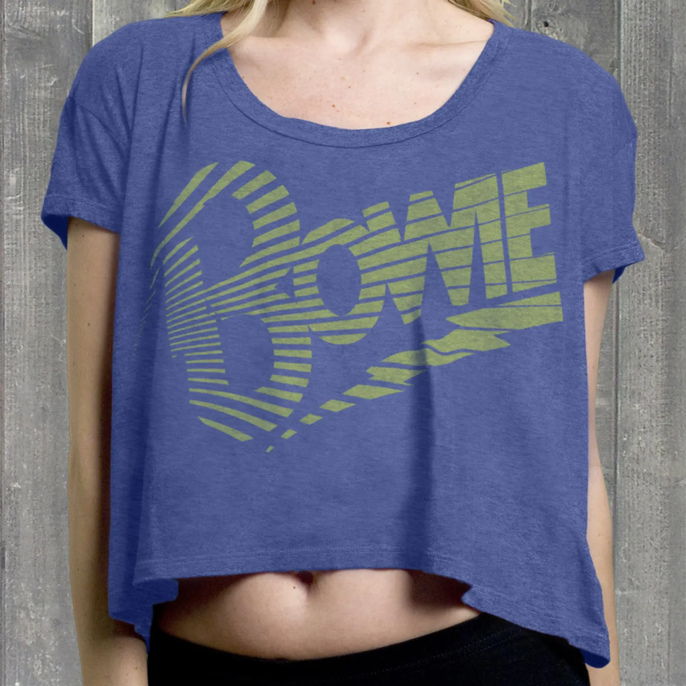 David Bowie ""80s Print Bowie"" Ladies Boyfriend Shirt