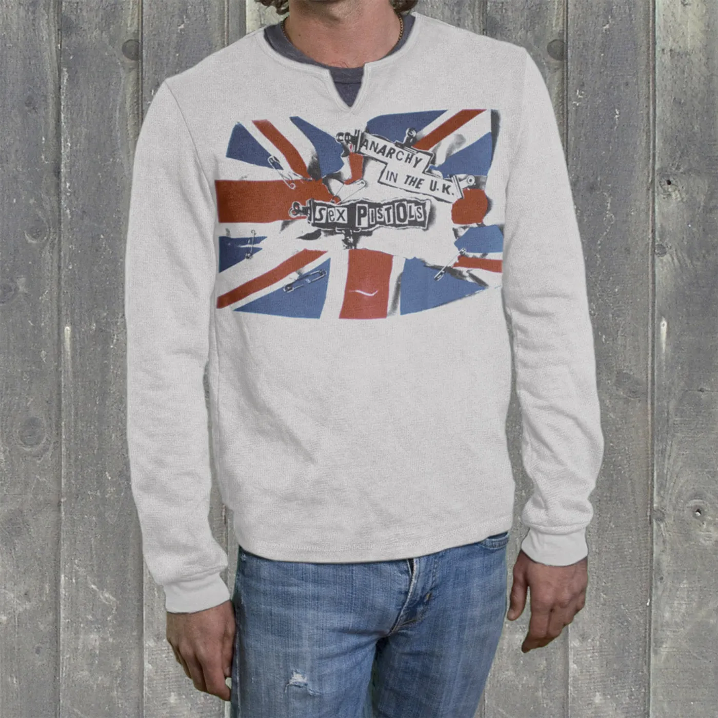 Sex Pistols ""Anarchy in the U.K."" Mens Thermal