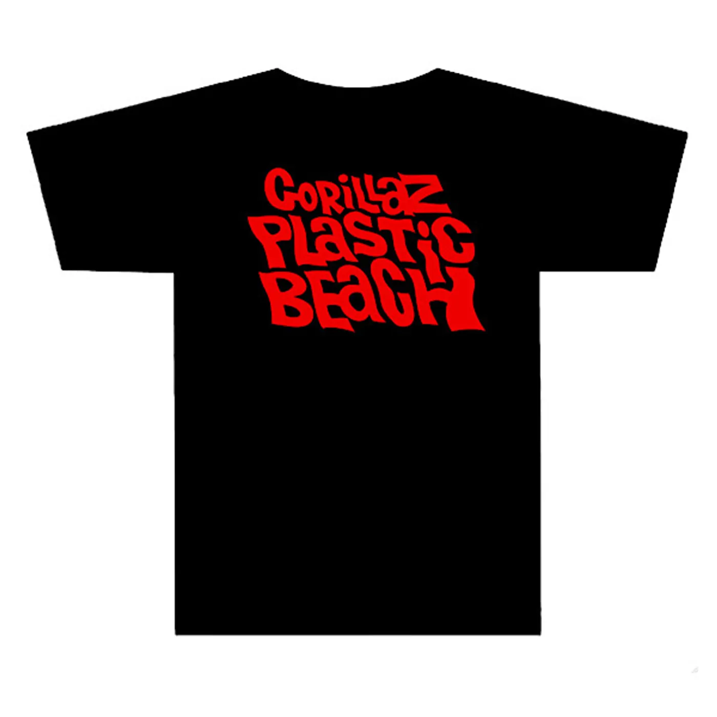Gorillaz Plastic Beach Black T-Shirt