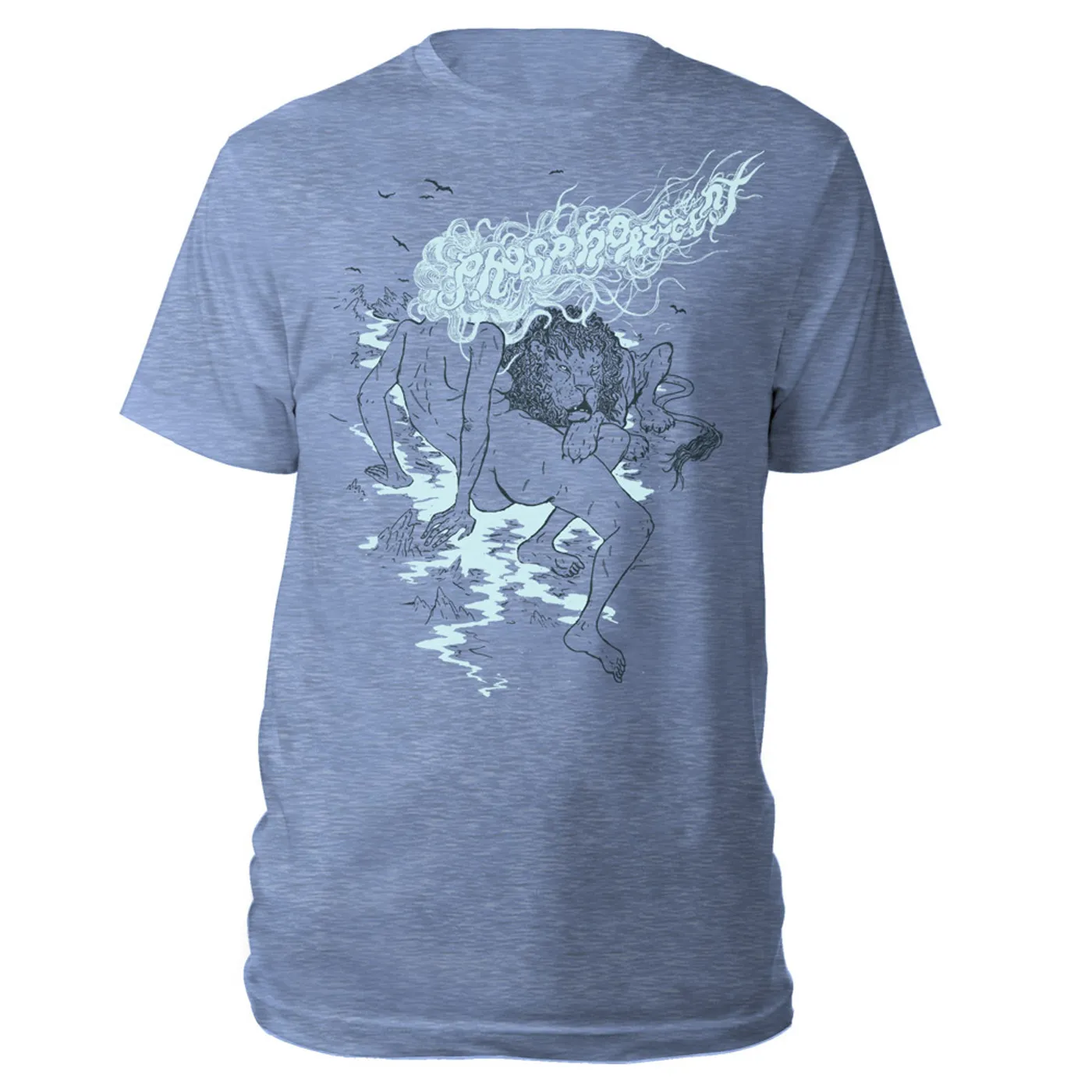 Phosphorescent Lady and The Lion Vintage Style Tee