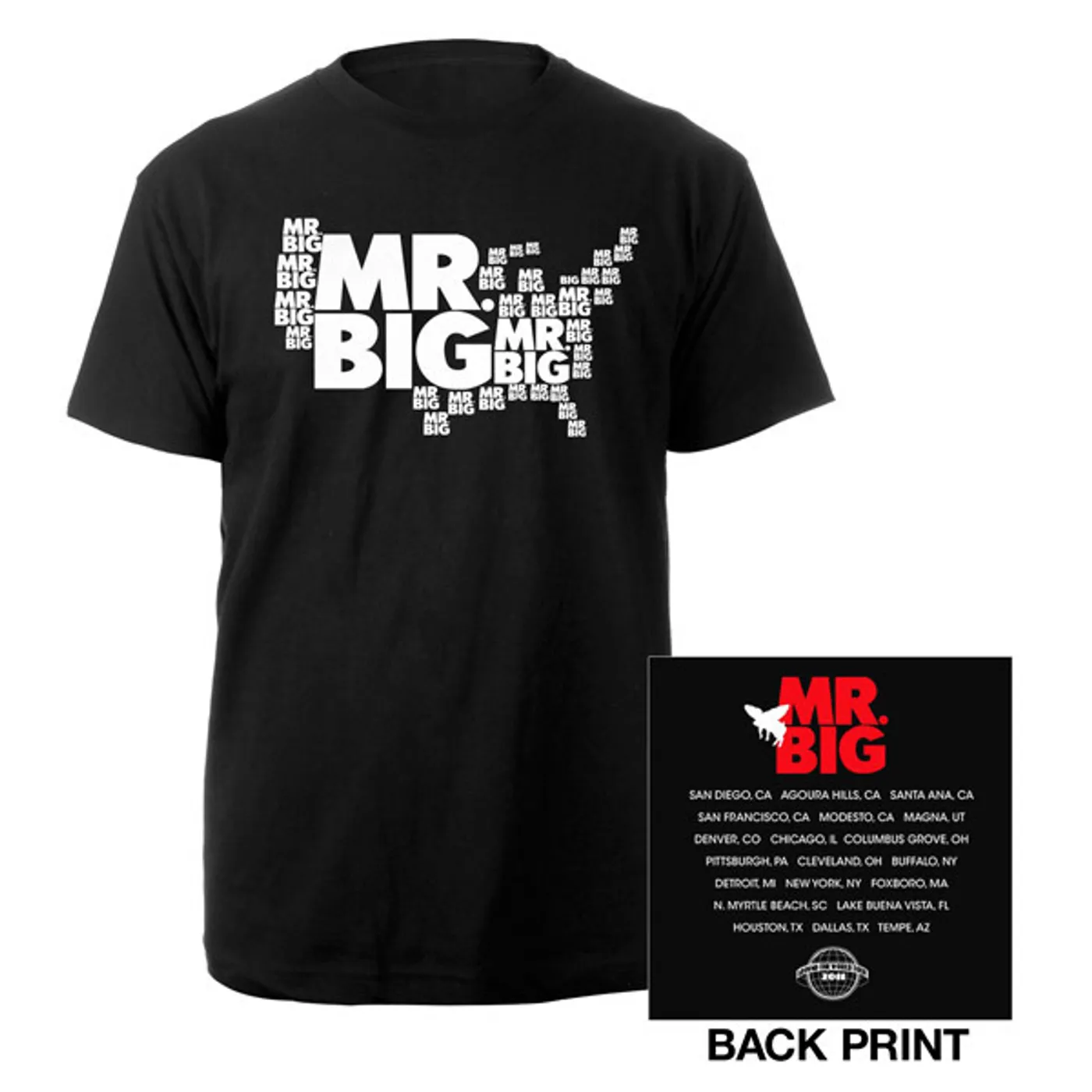 Mr. Big Black Tour Tee