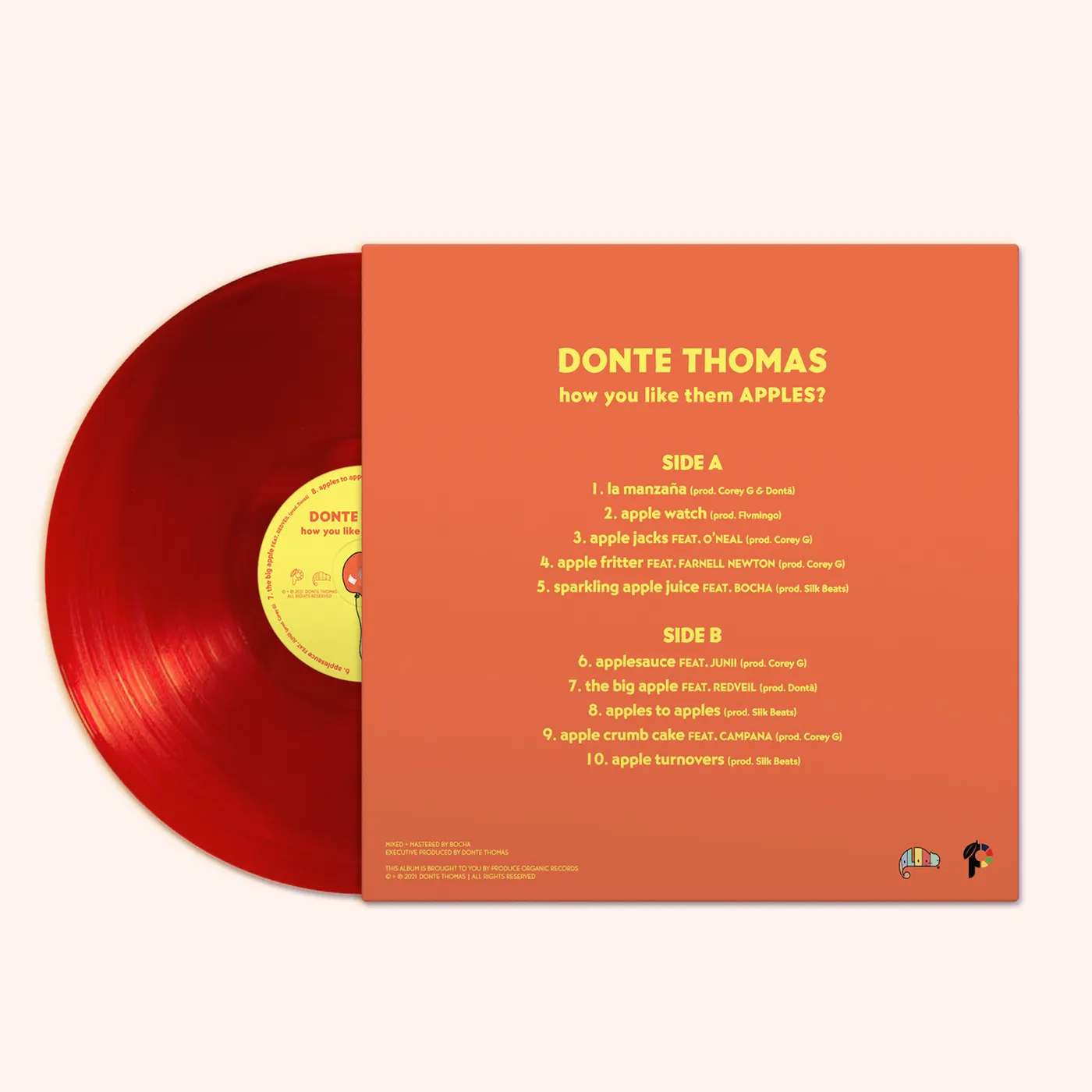 Donte Thomas how you like them APPLES? (Red Delicious Vinyl)