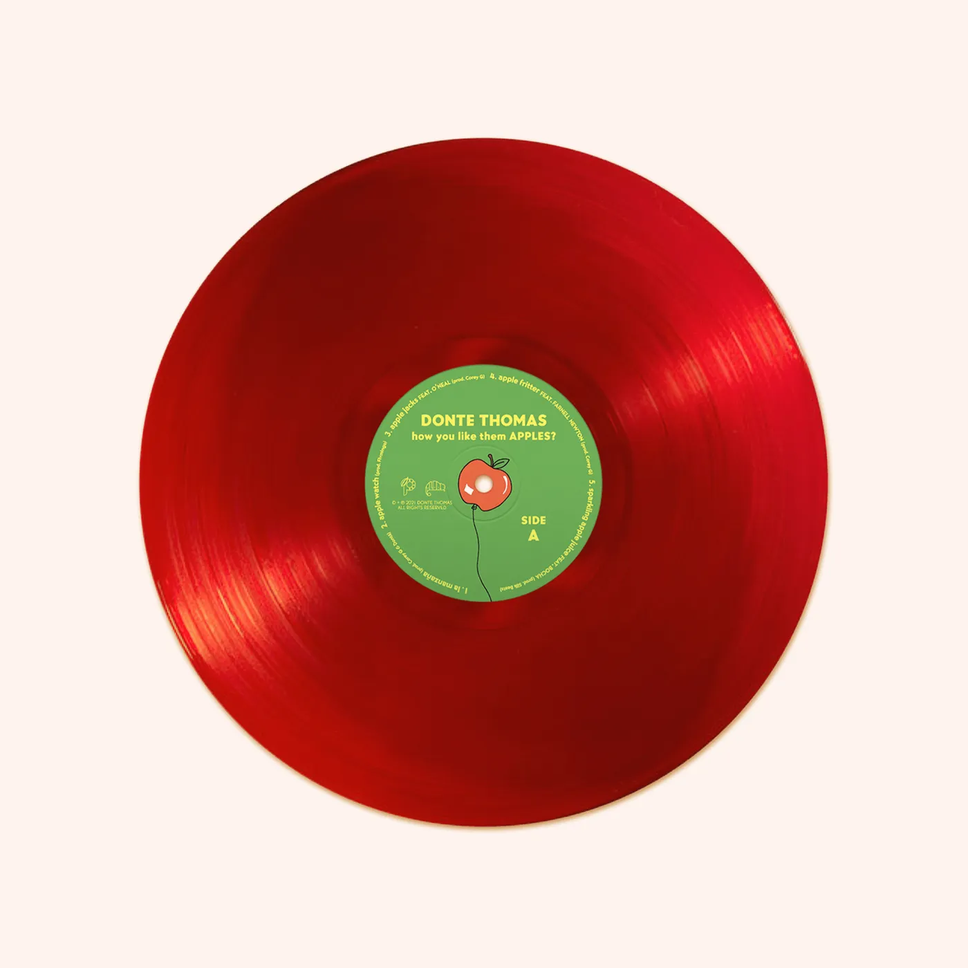 Donte Thomas how you like them APPLES? (Red Delicious Vinyl)