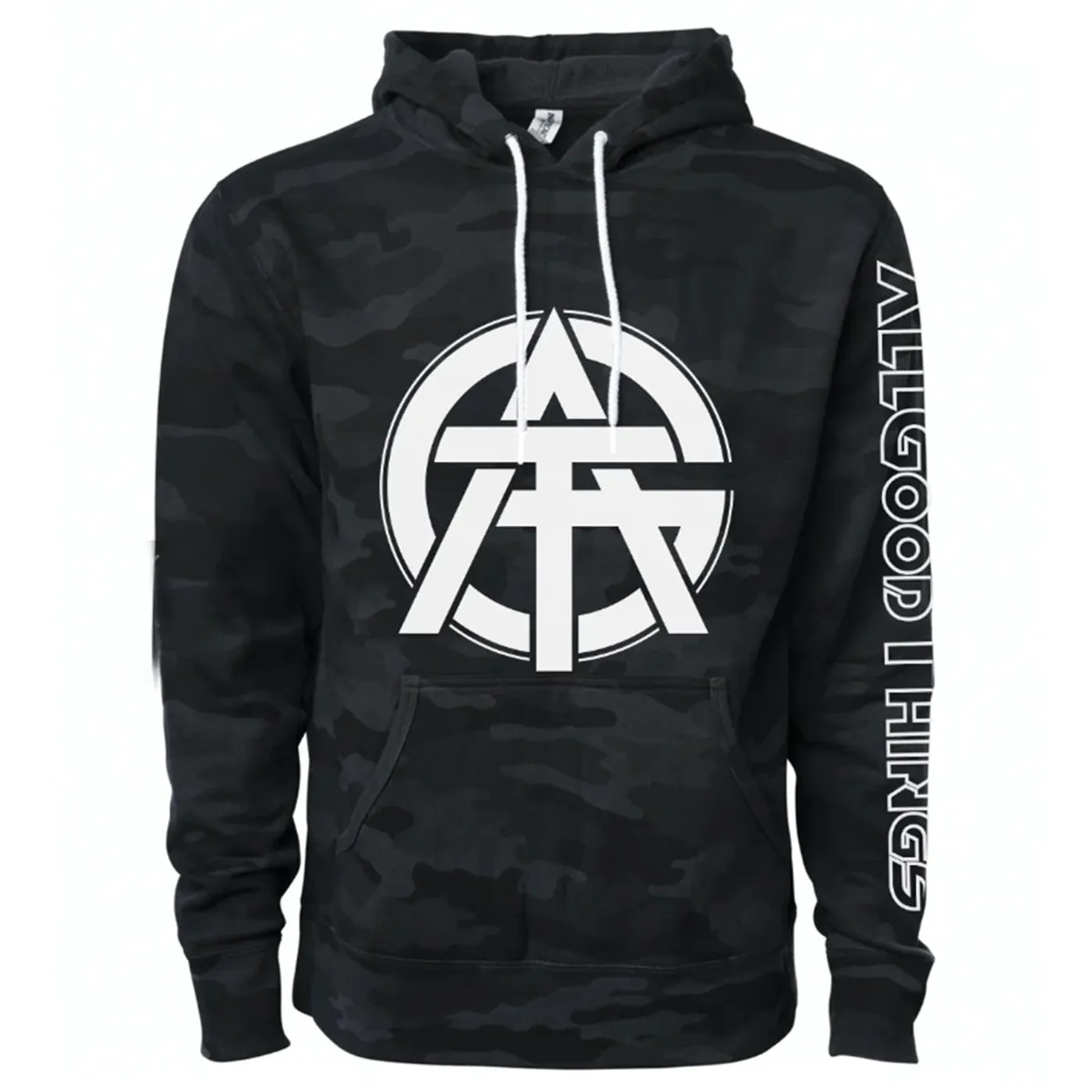 All Good Things BLACK CAMO PULLOVER HOODIE