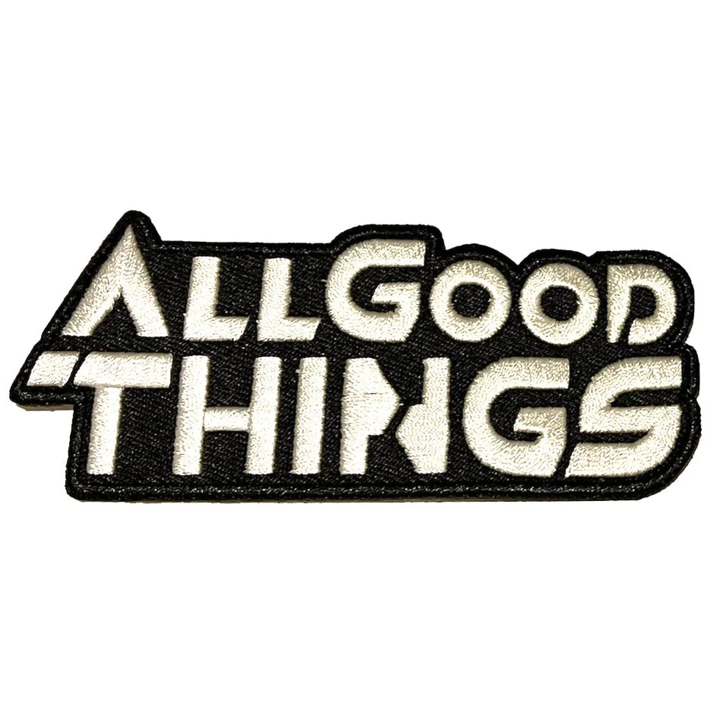 All Good Things BLACK AND WHITE LOGO PATCH