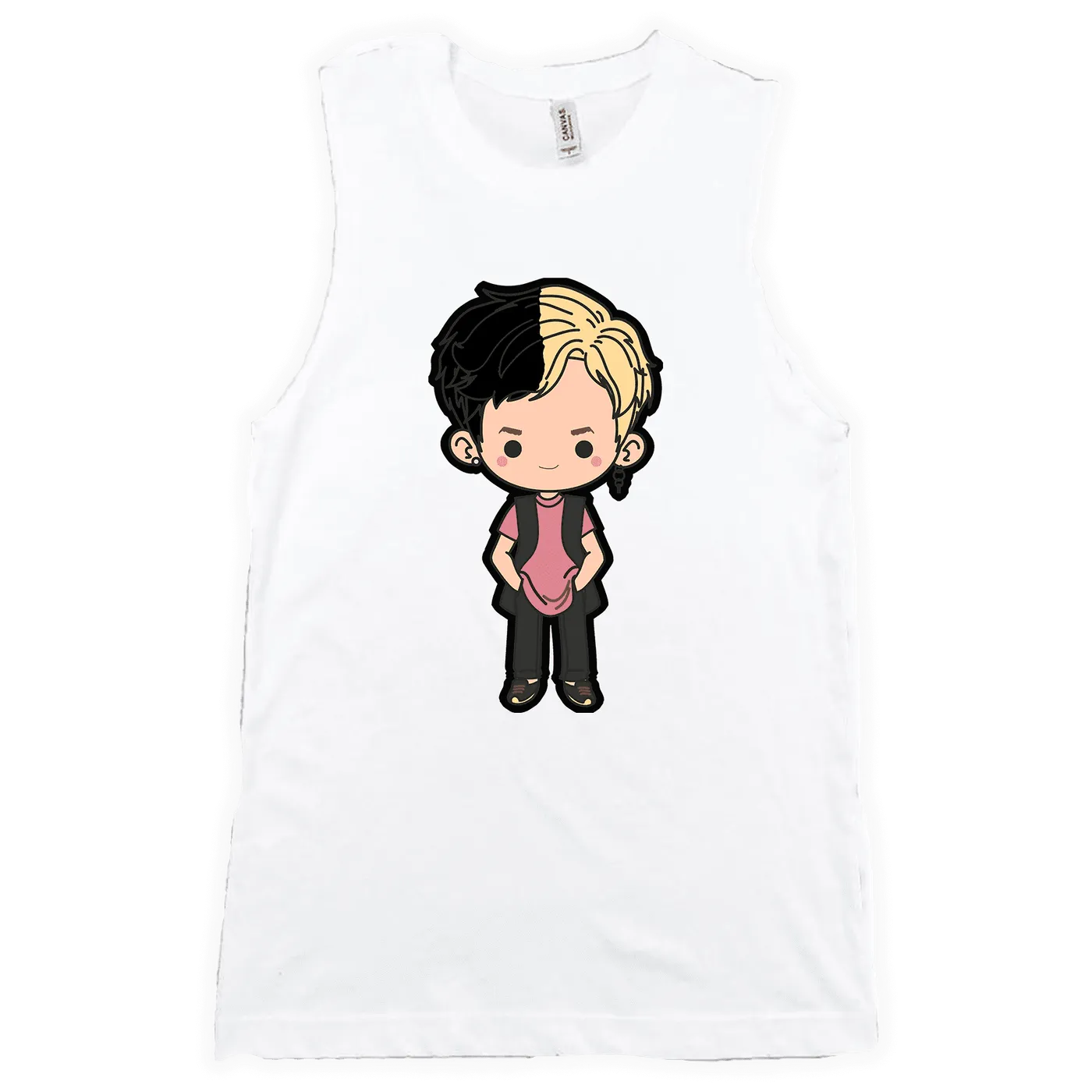Andrew Cassara TORTILLA HEAD CHIBI ANDREW TANK TOP