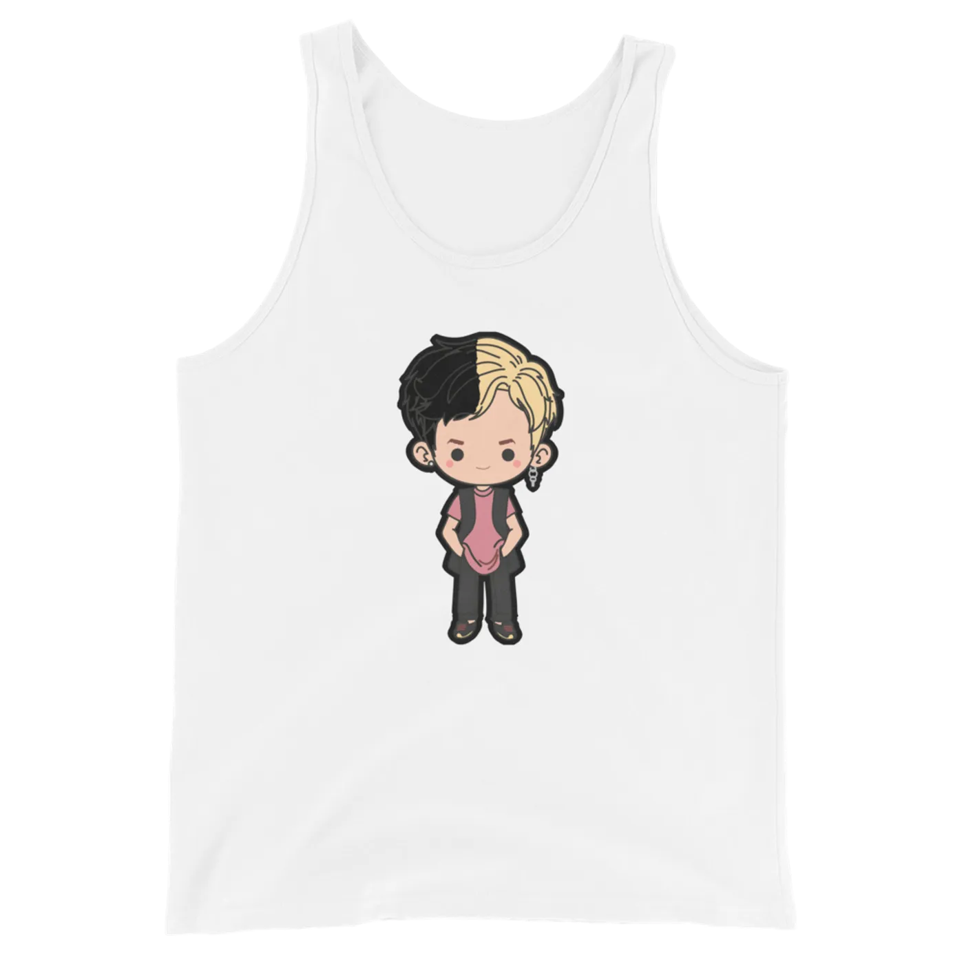 Andrew Cassara TORTILLA HEAD CHIBI ANDREW TANK TOP (v2)